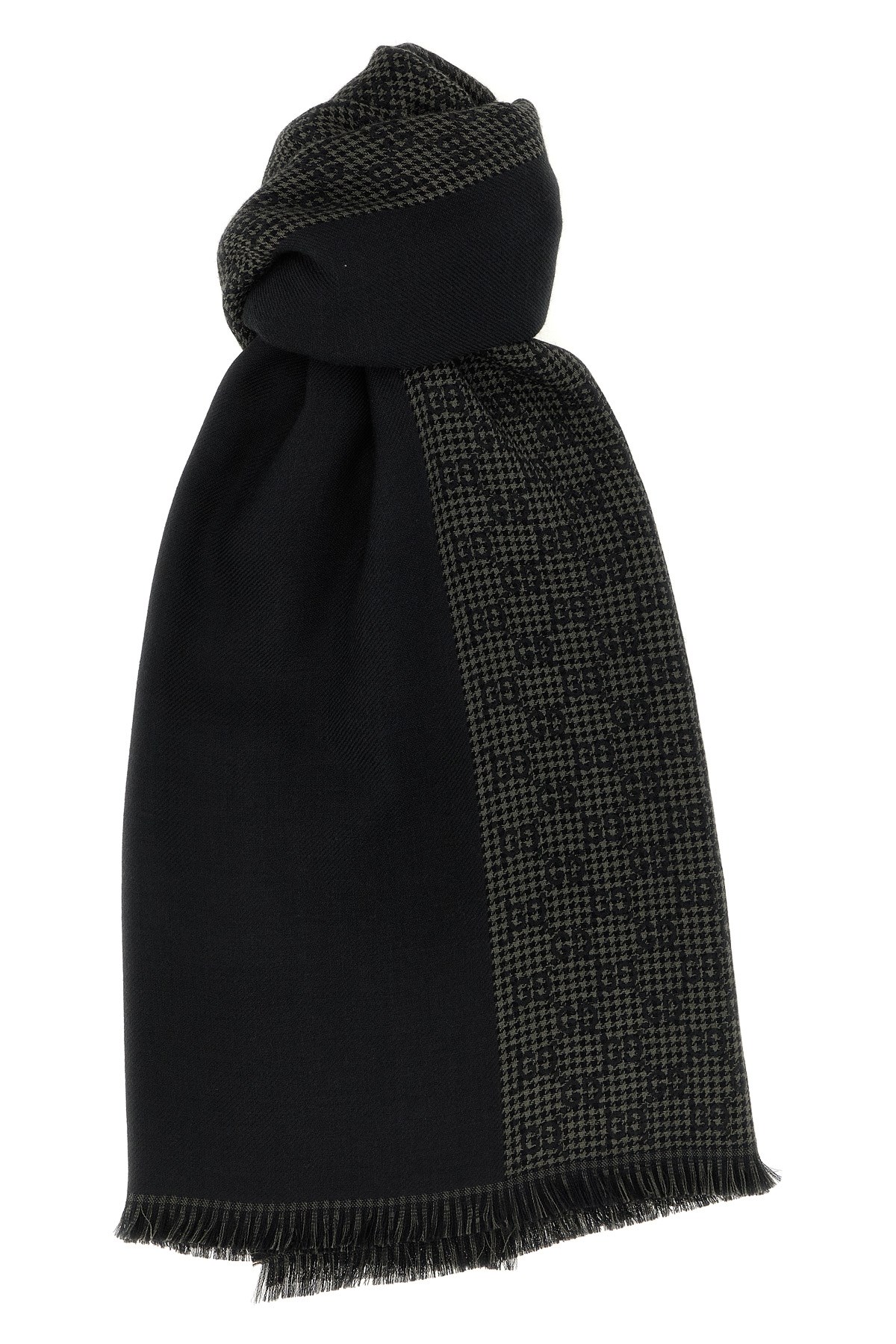 GUCCI Schal Aus Wolle Und Seide　GUCCI ウール＆シルク スカーフ GUCCI