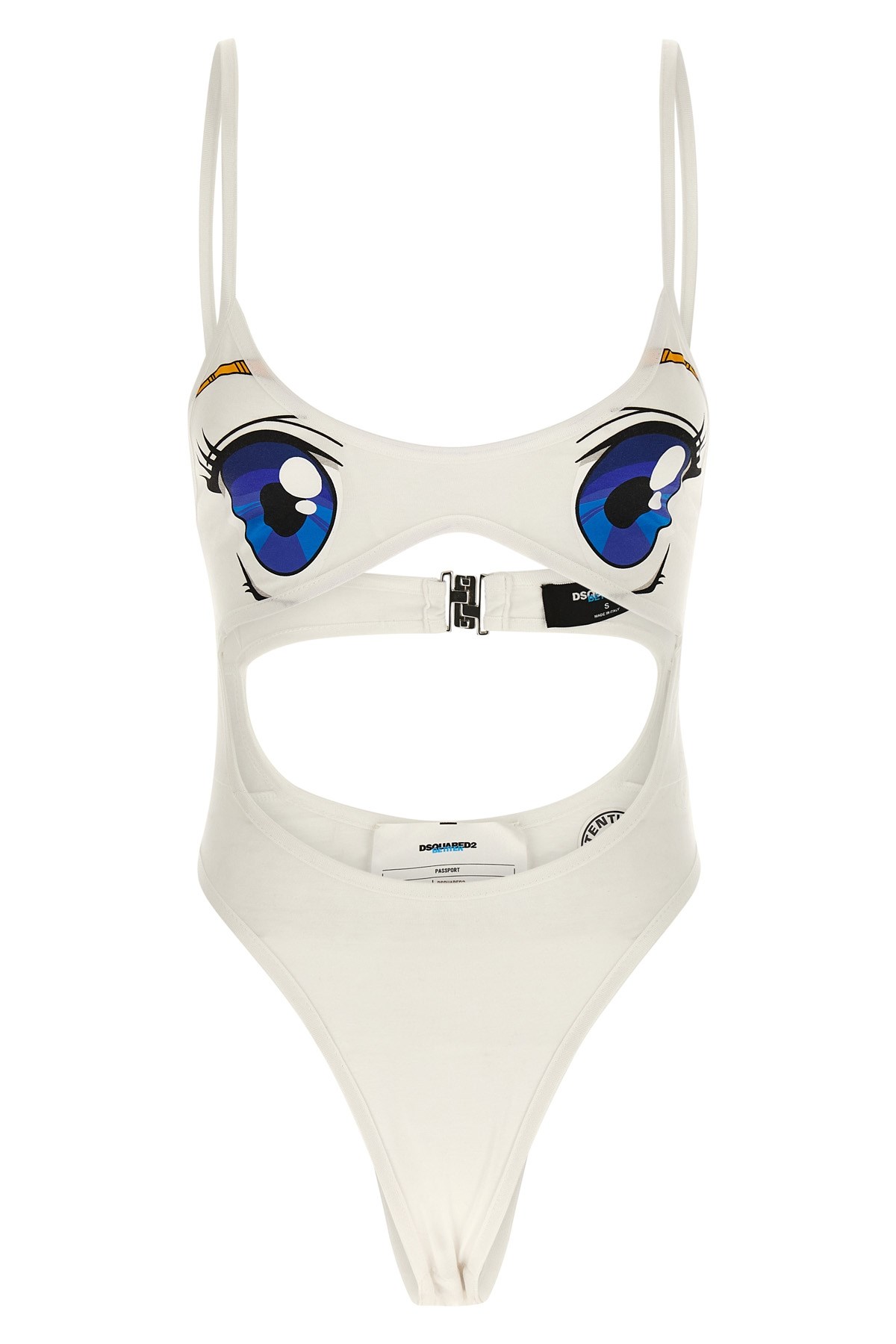 Dsquared2 Bettter X  Bodysuit In White