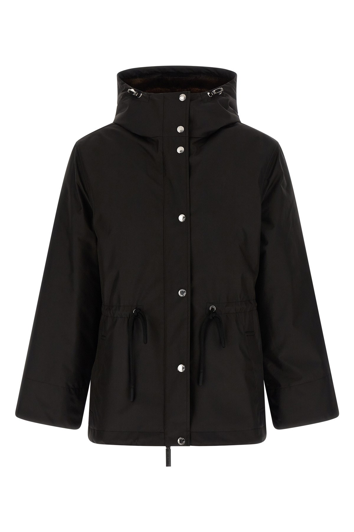 Yves Salomon Technical Black 2-in-1 Parka With Removable Mink Fur Lining In Black