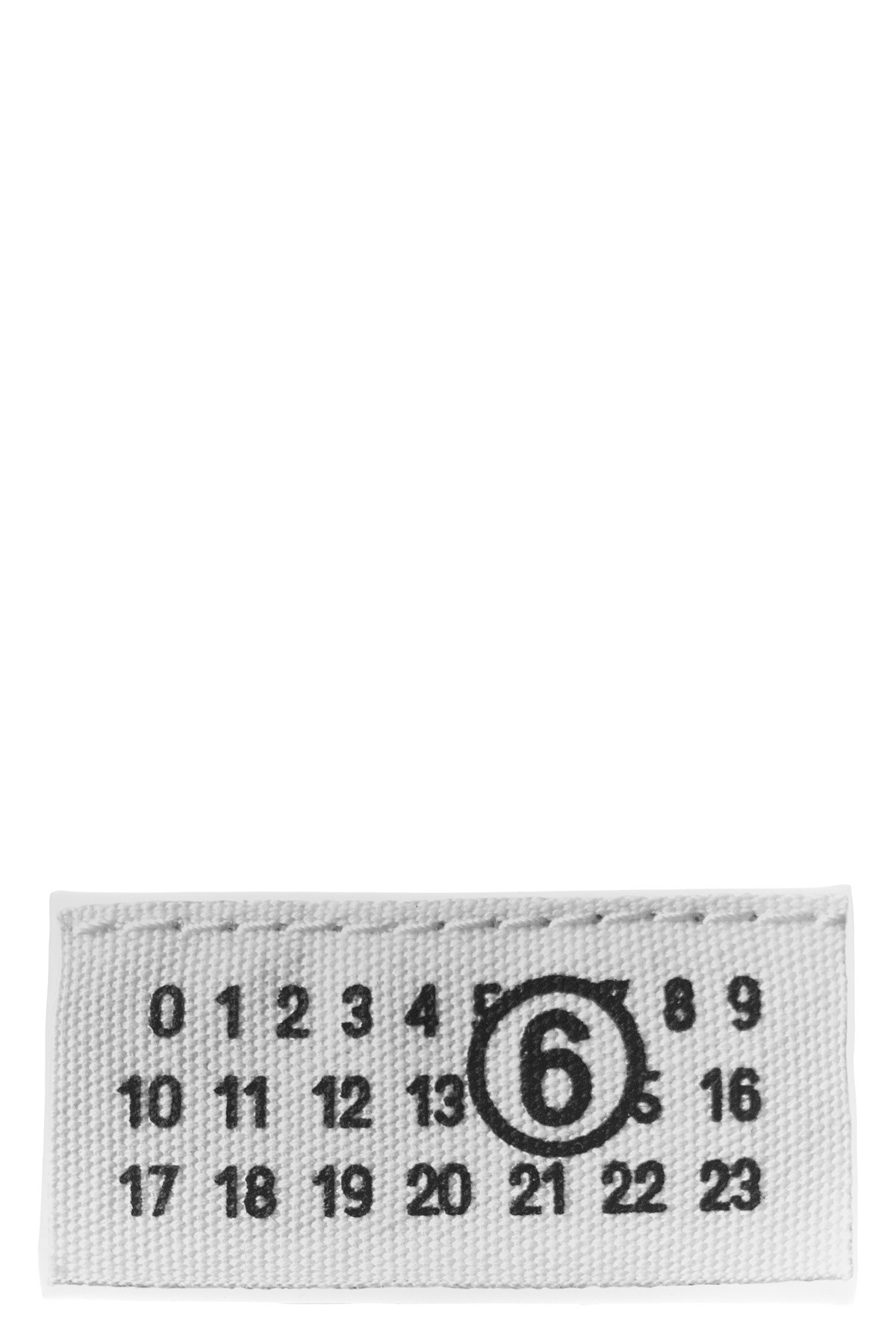 Mm6 Maison Margiela 'etichetta Numeric' Clutch In White