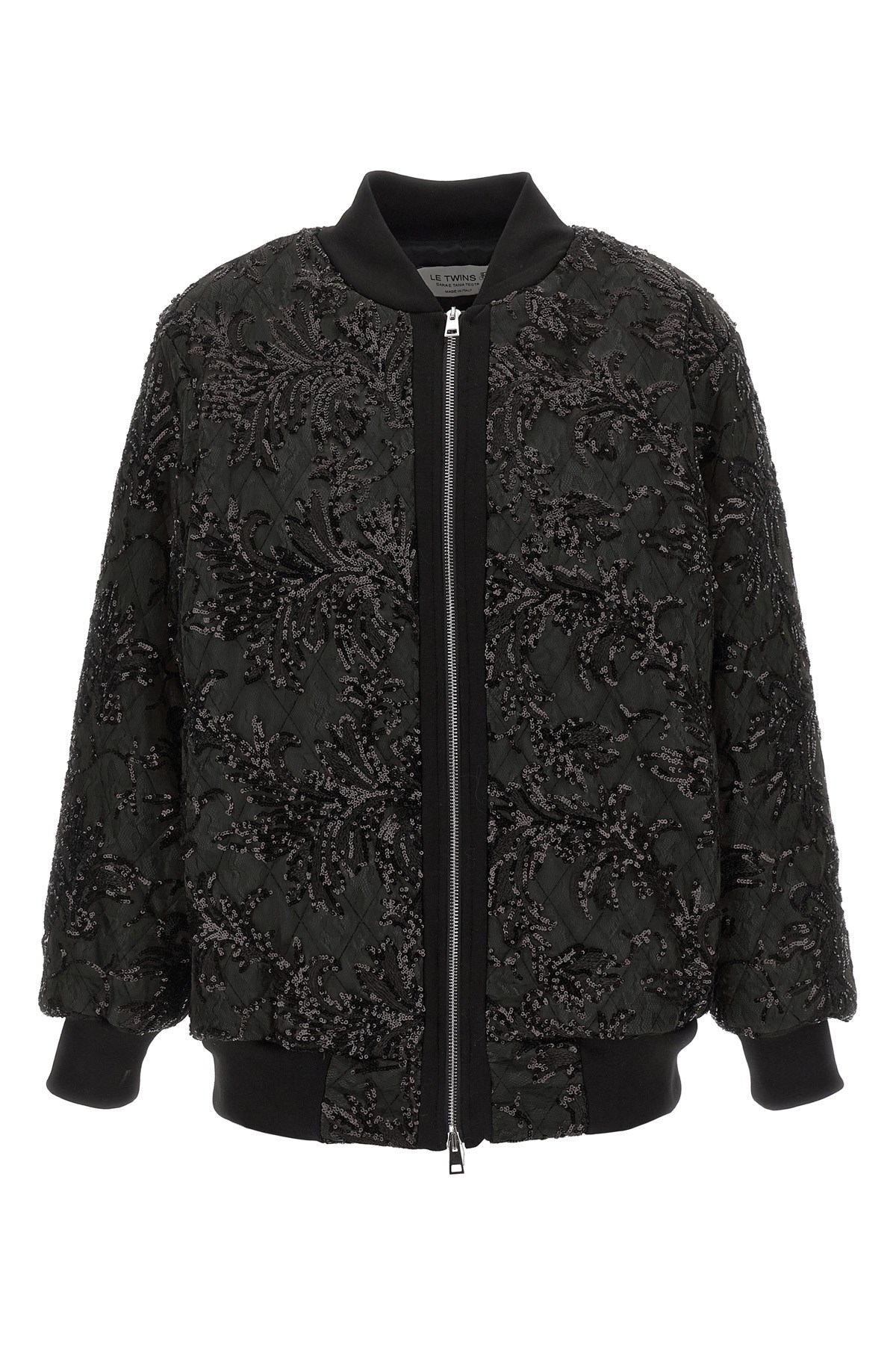 Le Twins Belluno Bomber Jacket In Black