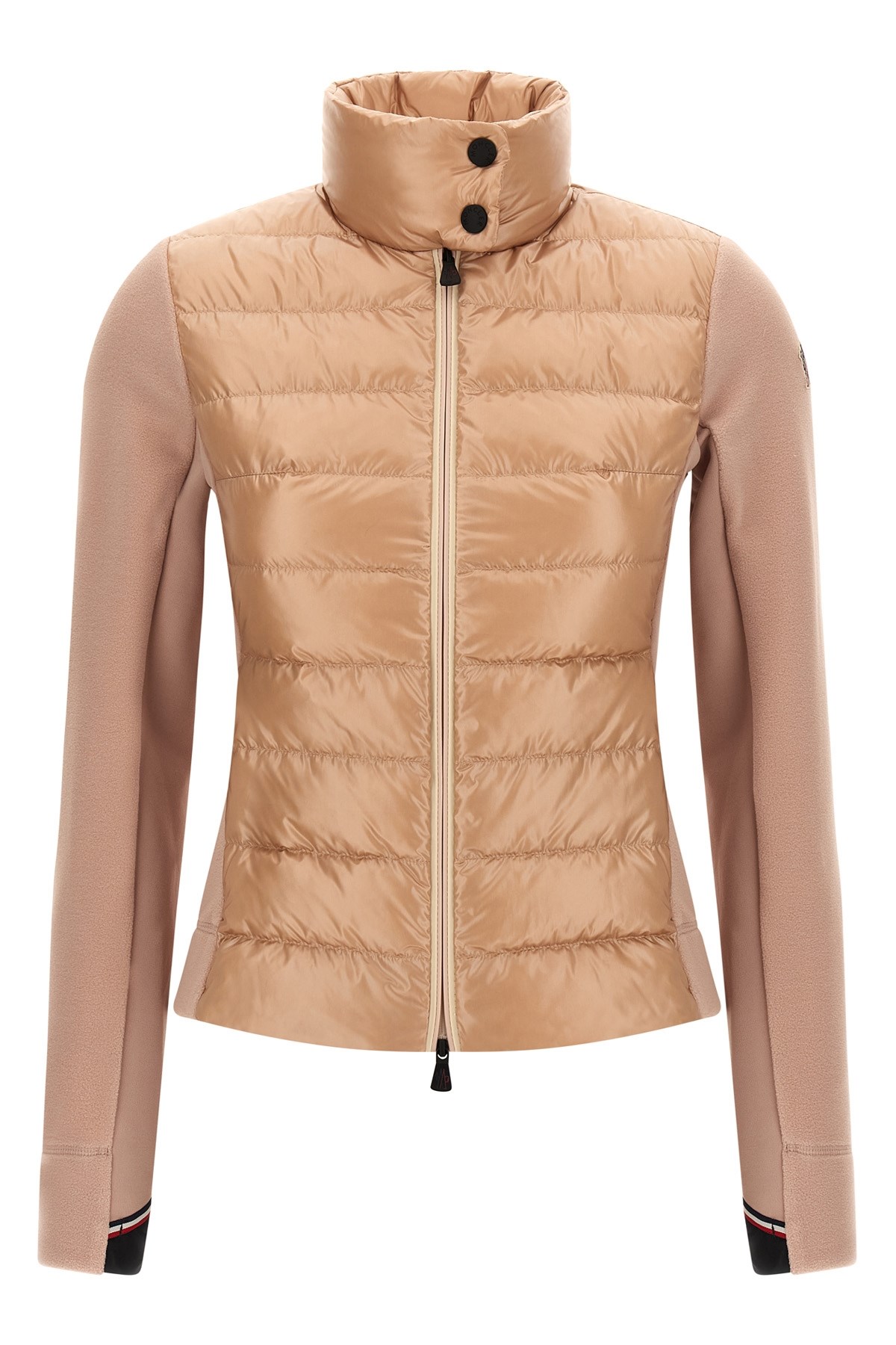 Moncler Grenoble Antiqued Stretch Polyester Jacket In Pink