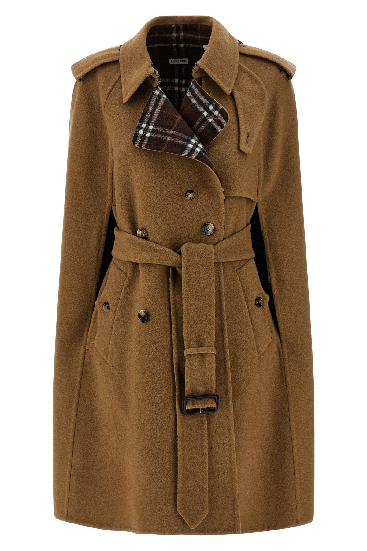 Burberry 'belmont' Cape In Brown