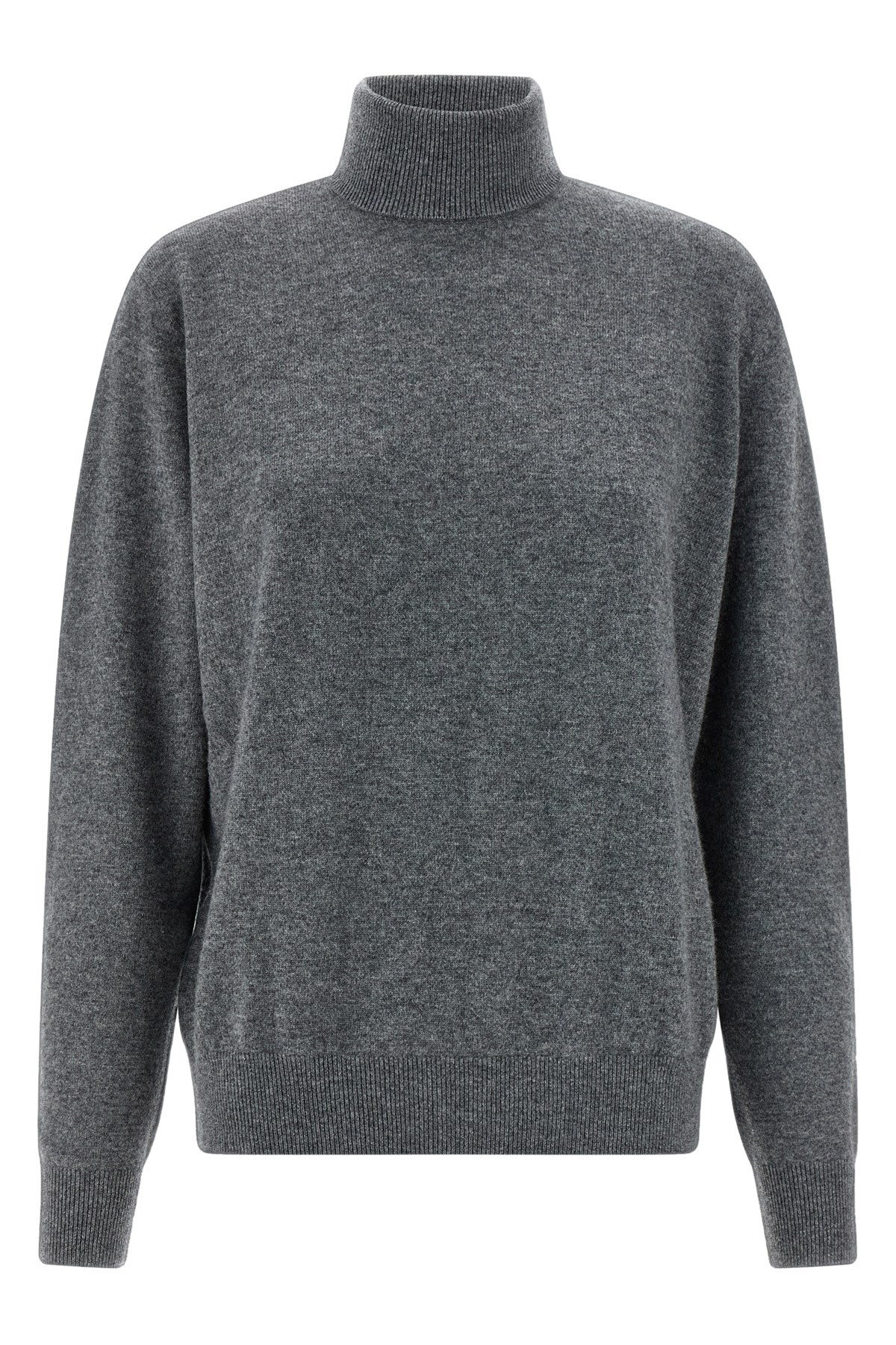 Entire Studios Concrete Turned-up High-neck Sweater In Gray