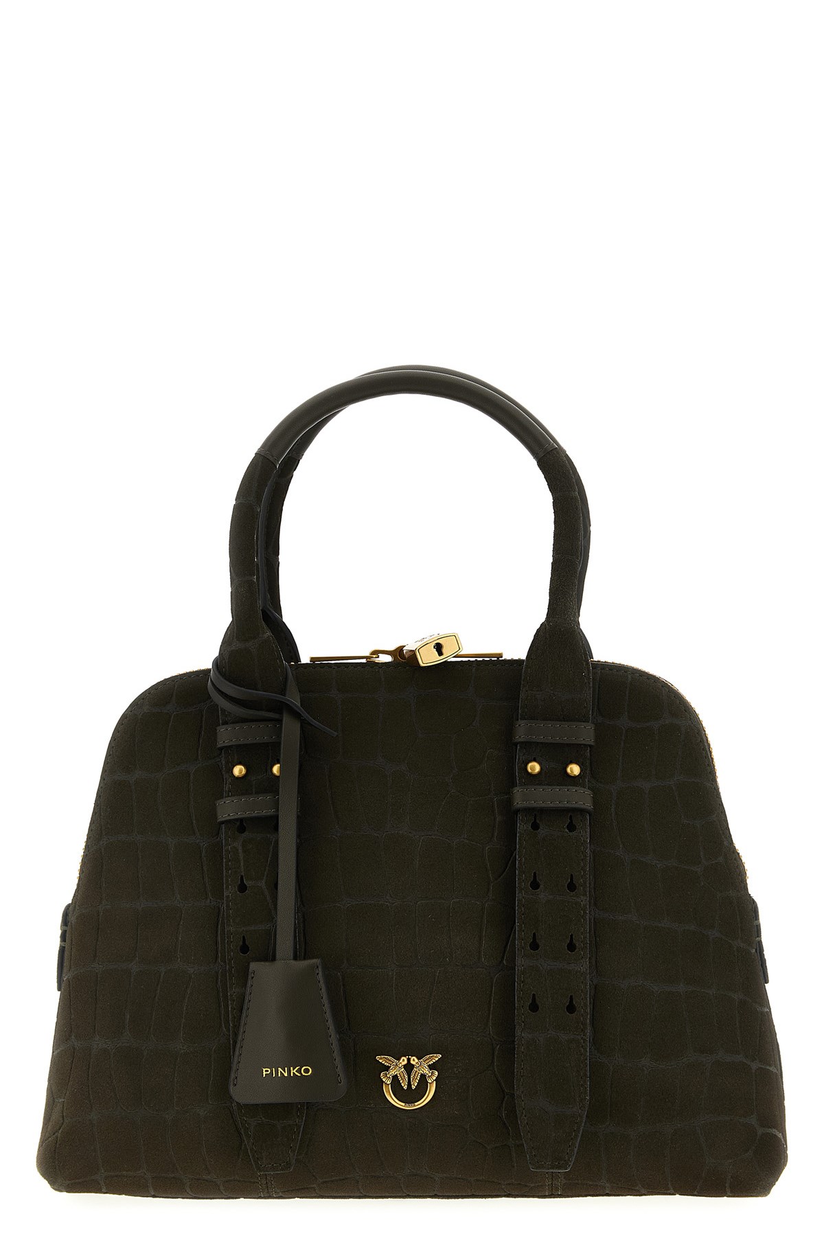 Pinko Escape Small Handbag In Green