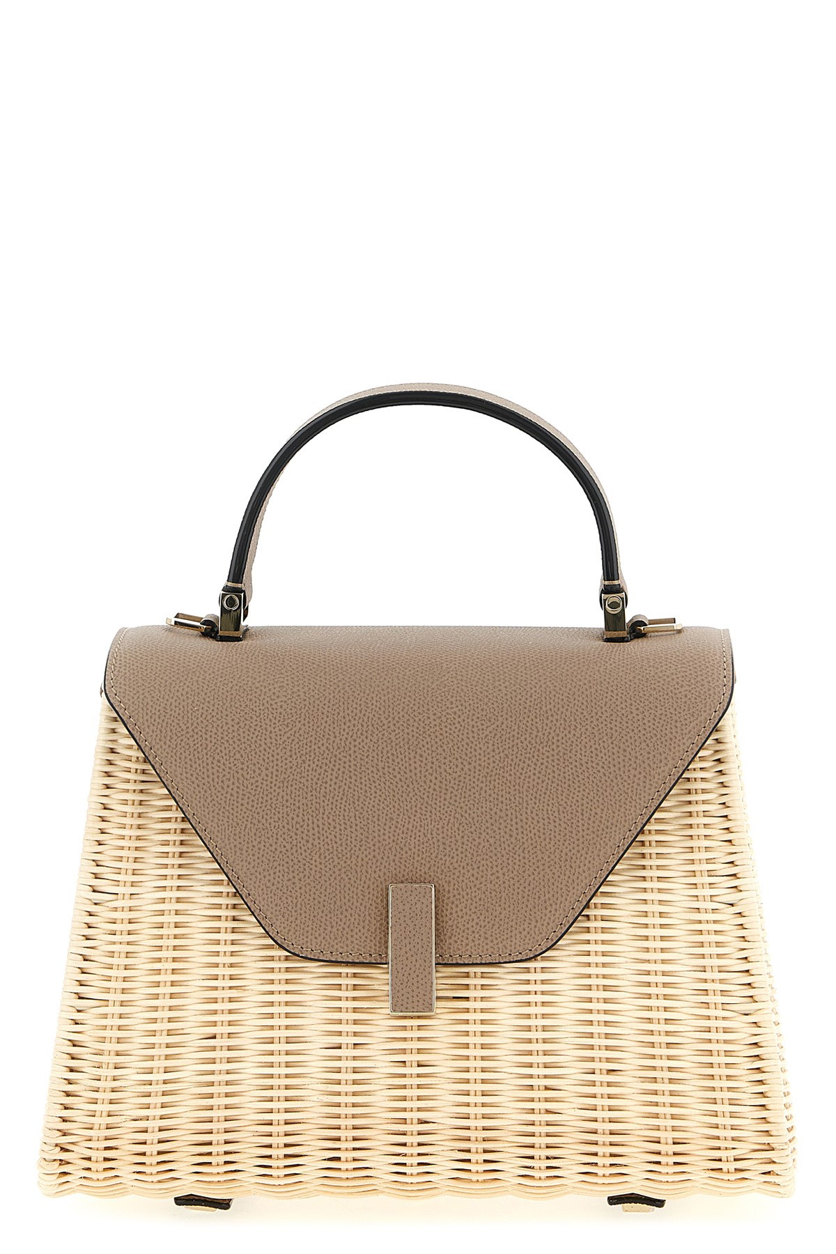 Valextra Medium Handbag Featuring Woven Texture In Brown