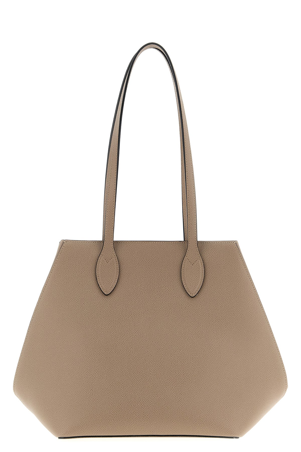 Valextra Medium Vivi Shopping Bag In Sand