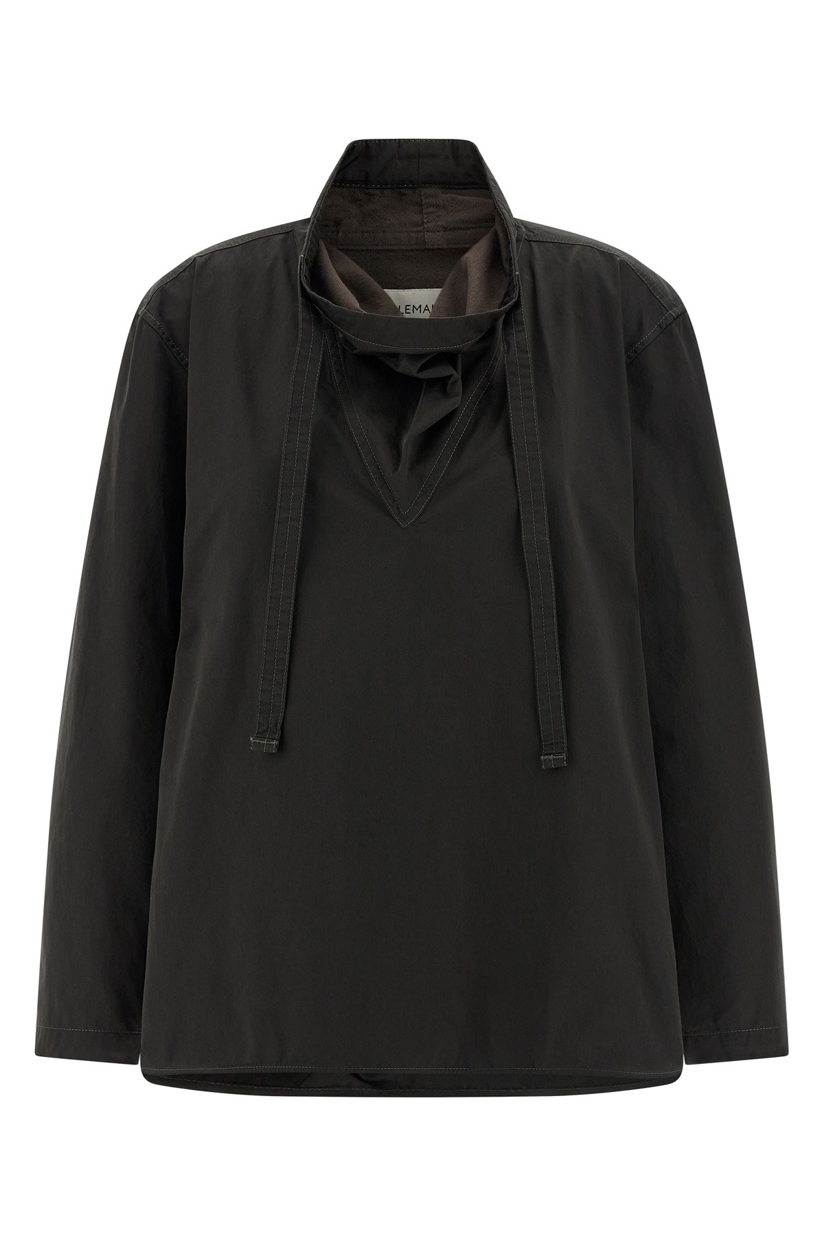 Lemaire Blouse With Drawstring Neck And Long Sleeves In Multi