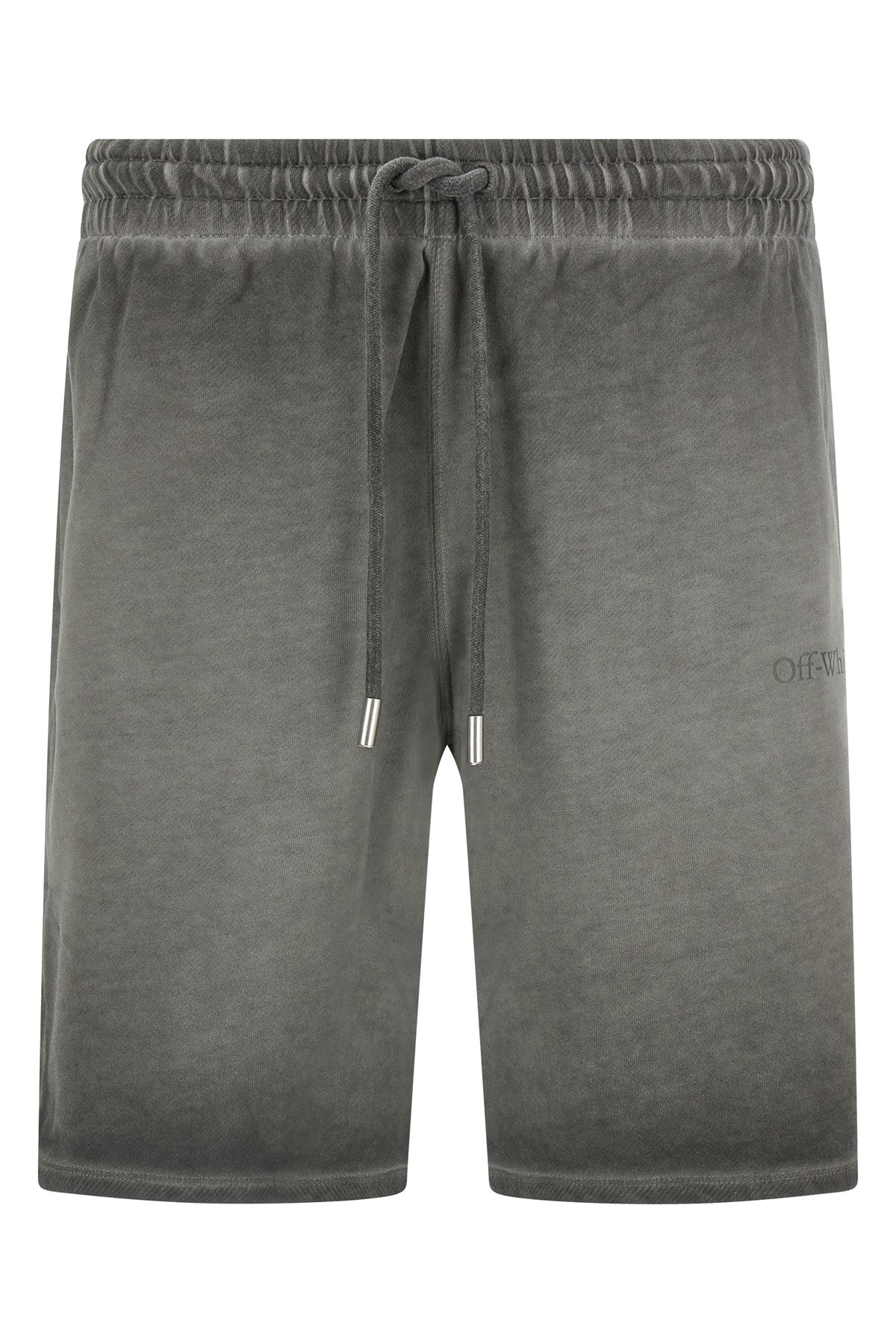 Off-white Laundry Diagonal Skate Bermuda And Short Gray In Gray