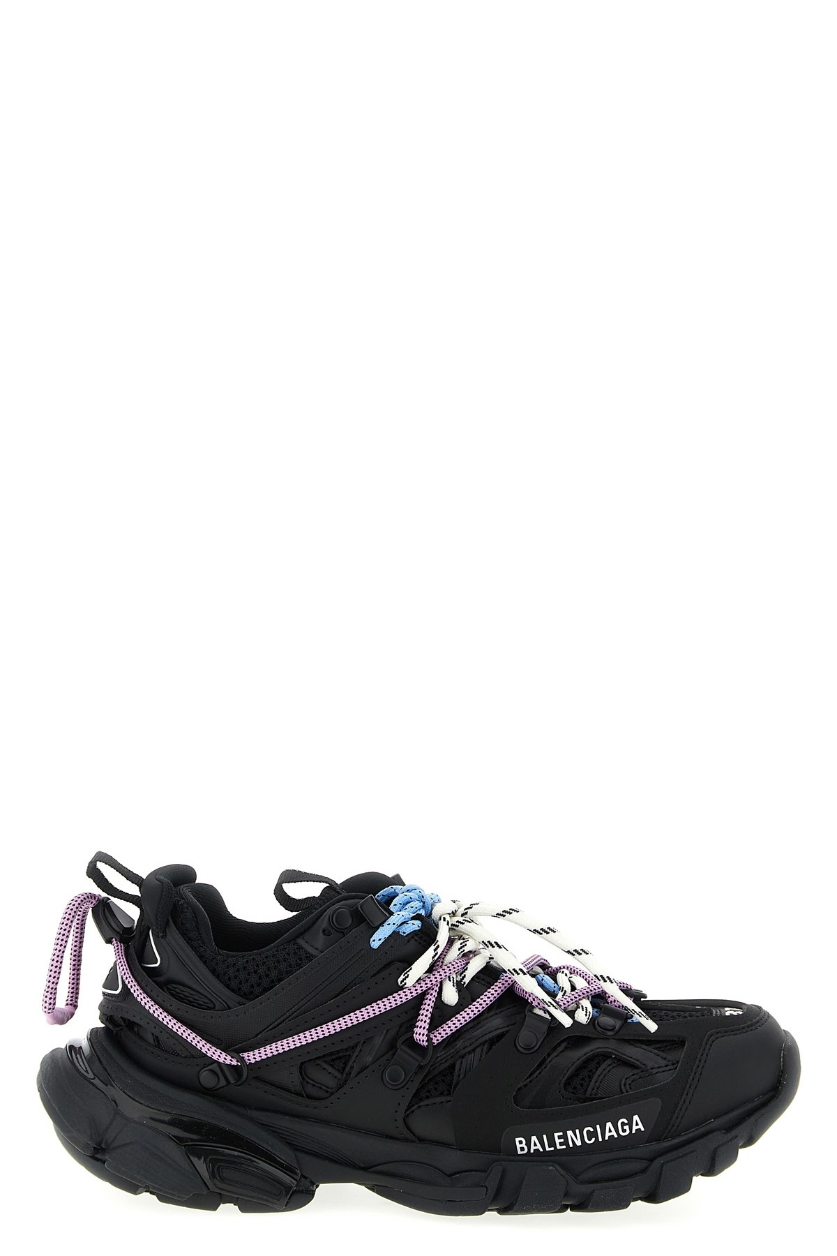 Balenciaga Track Trail Laces Sneakers In Black