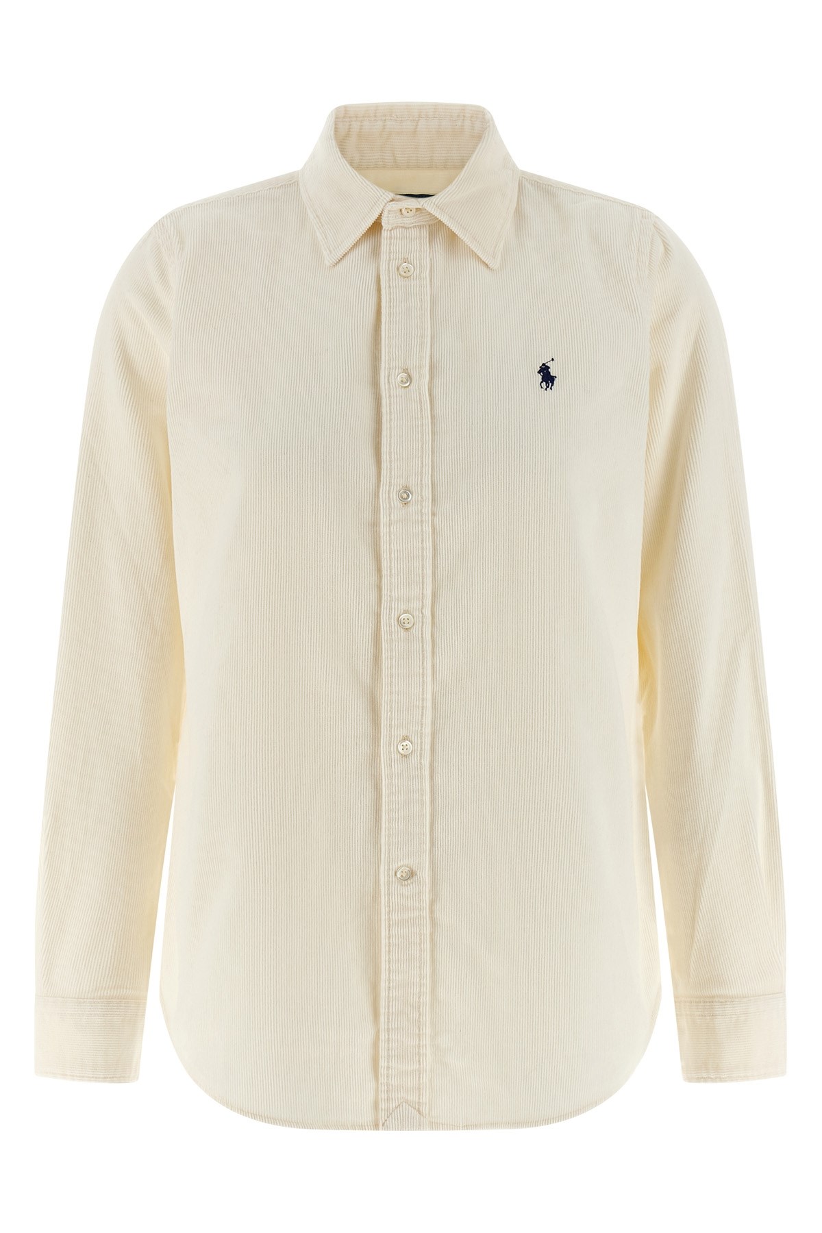 Polo Ralph Lauren Corduroy Shirt Shirt And Blouse Beige In Neutral