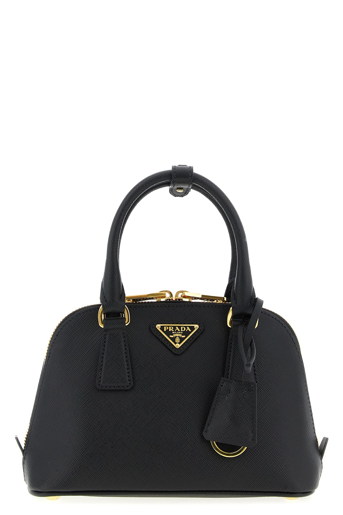 Prada Saffiano Handbag In Black