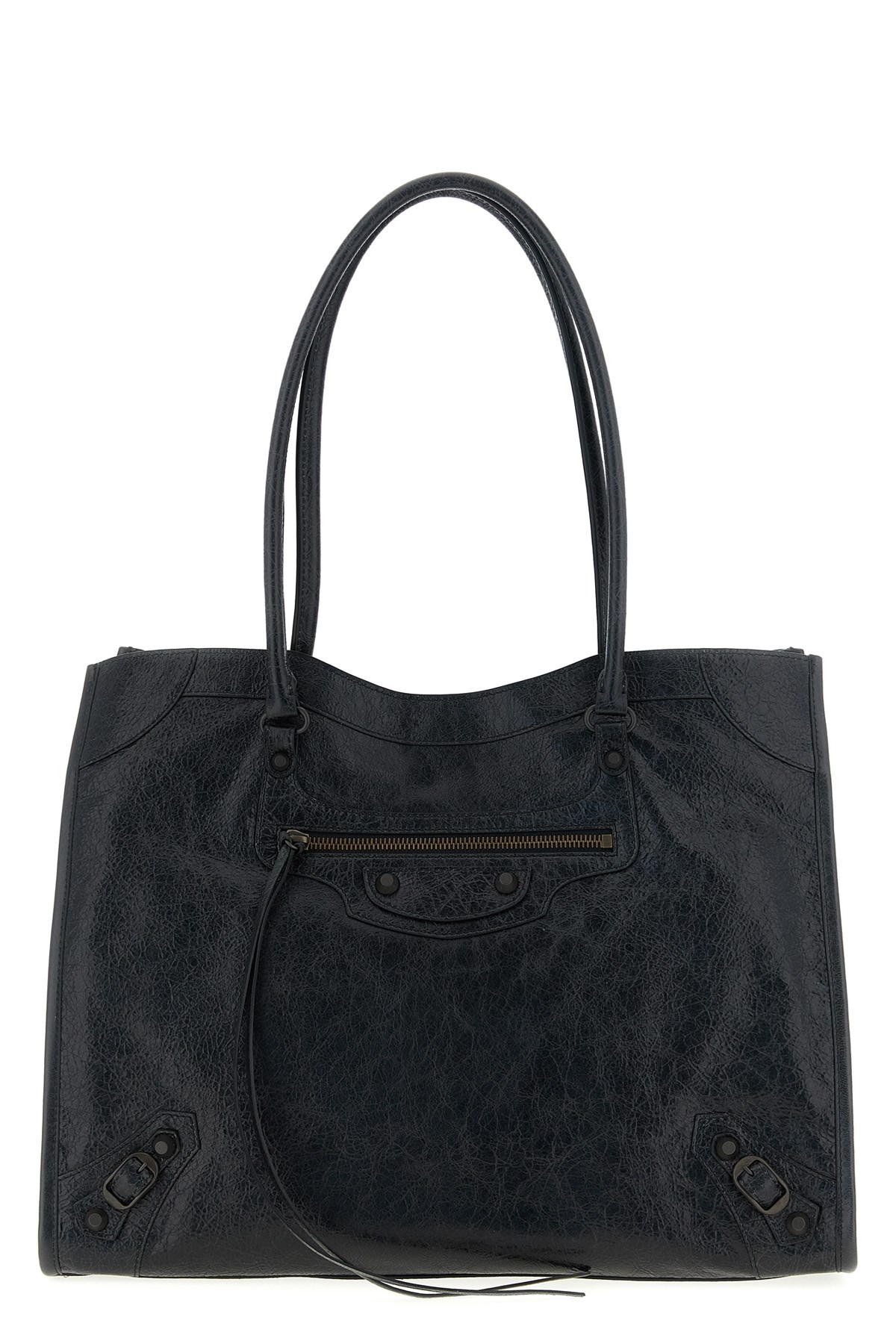Balenciaga Black Leather Medium Le City Shopping Bag
