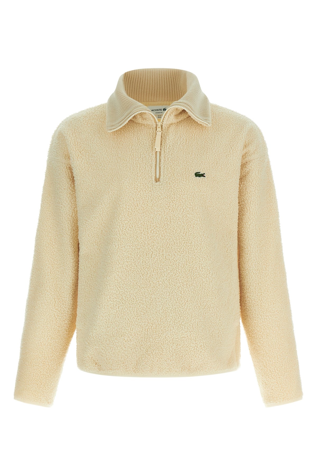 Lacoste Teddy Sweatshirt In Neutral