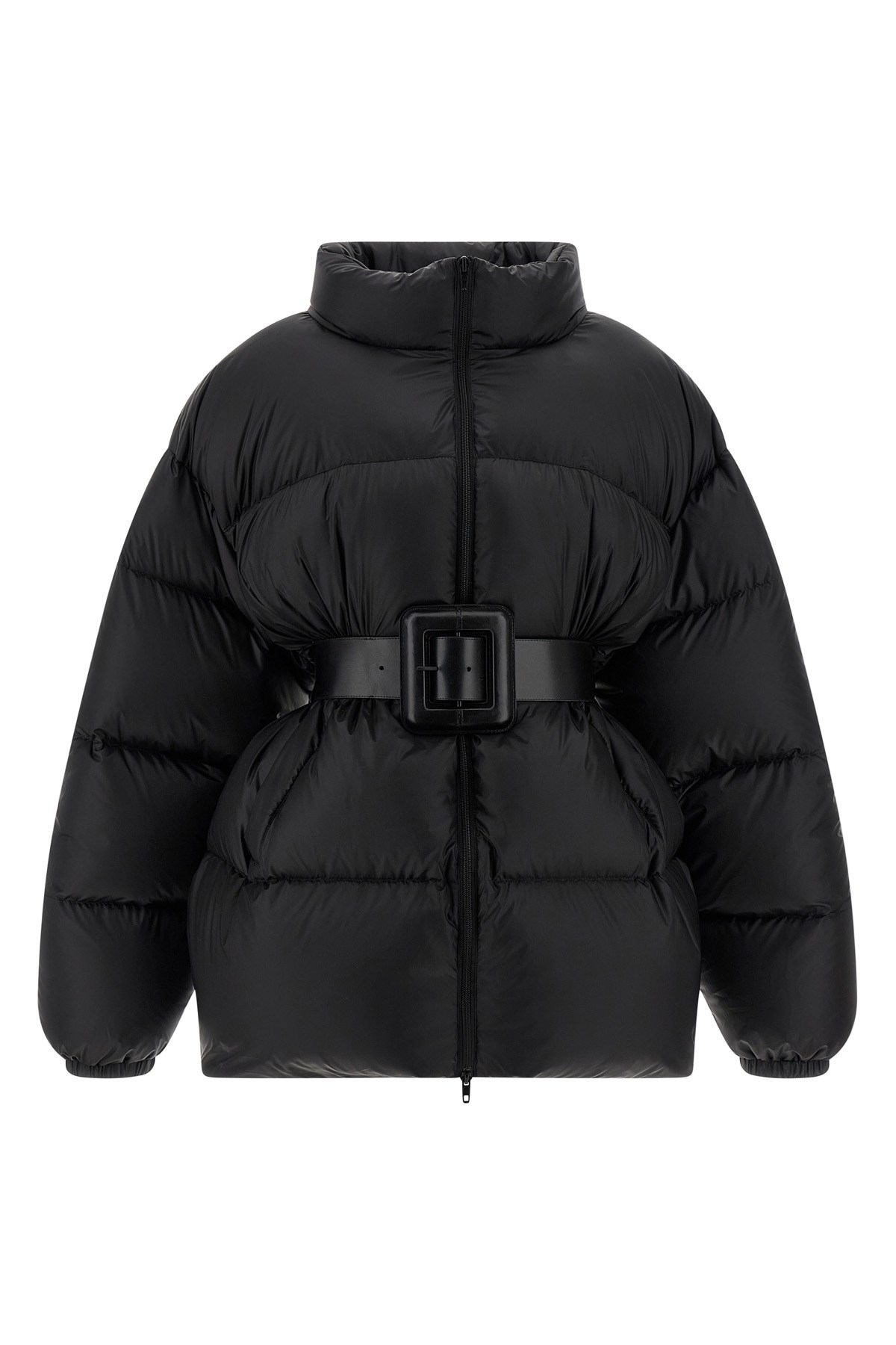 Balenciaga Hourglass Belted Jacket In Black