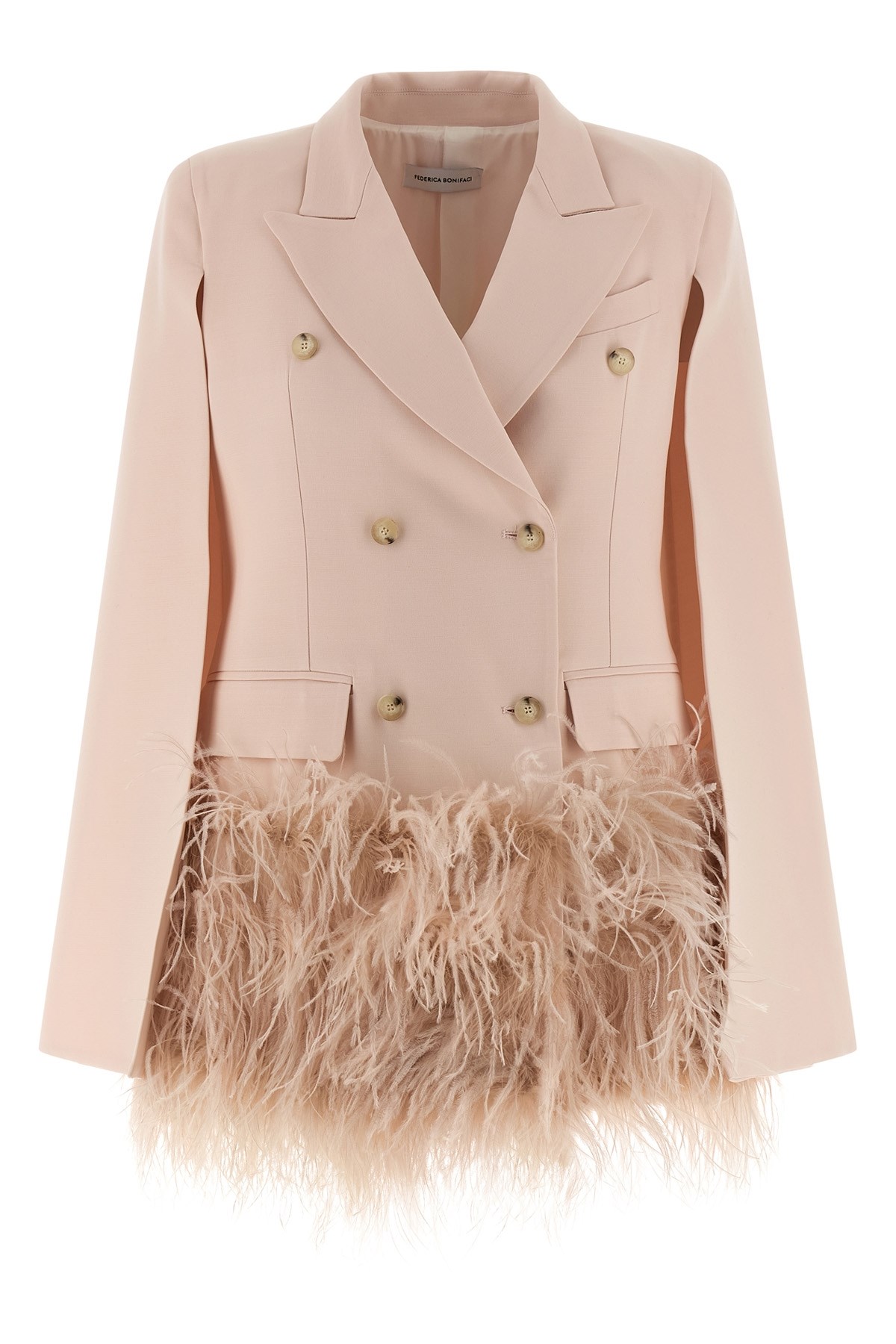 Federica Bonifaci Hood Blazer Blazers Pink In Pink
