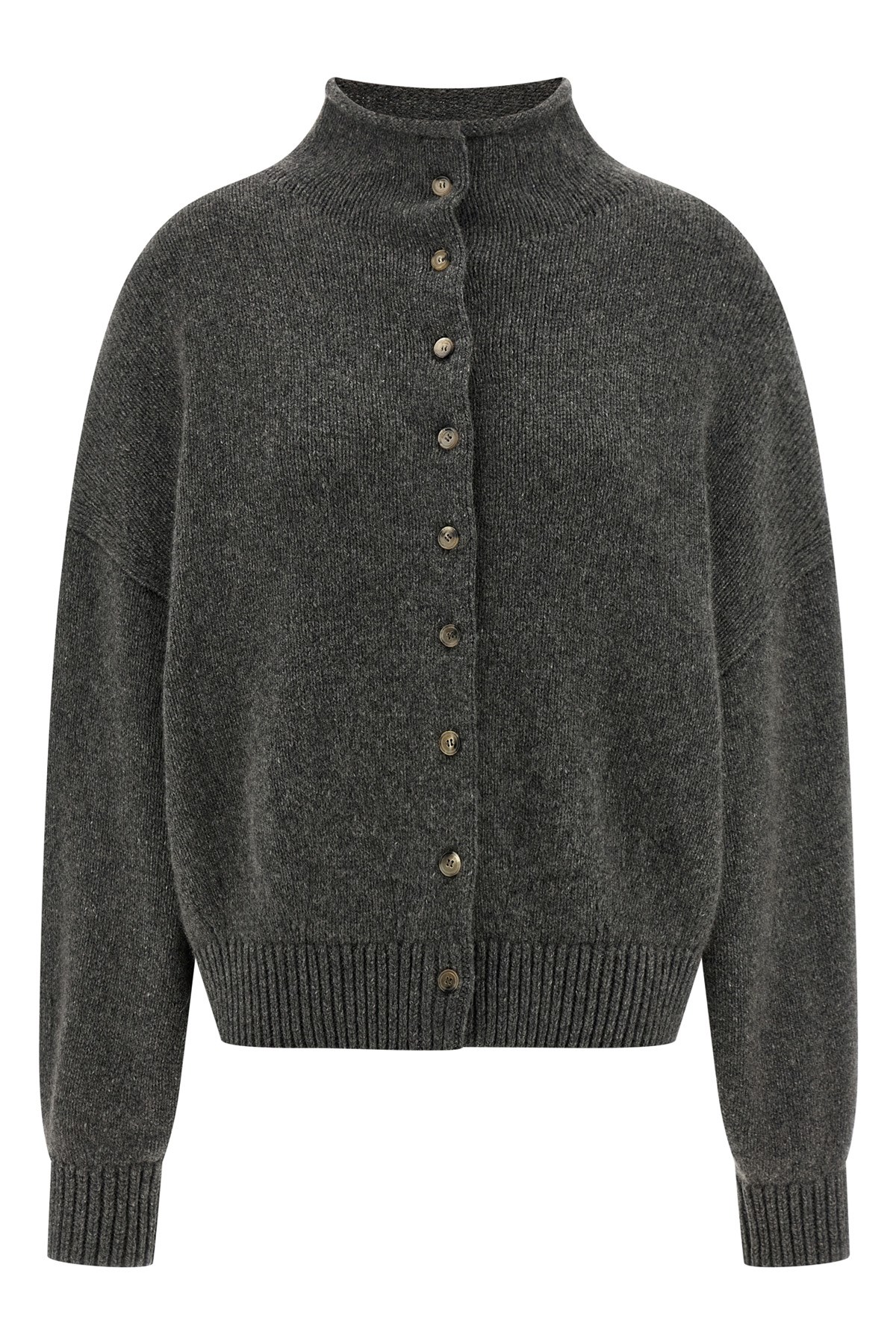 Khaite Nelya Cardigan In Gray