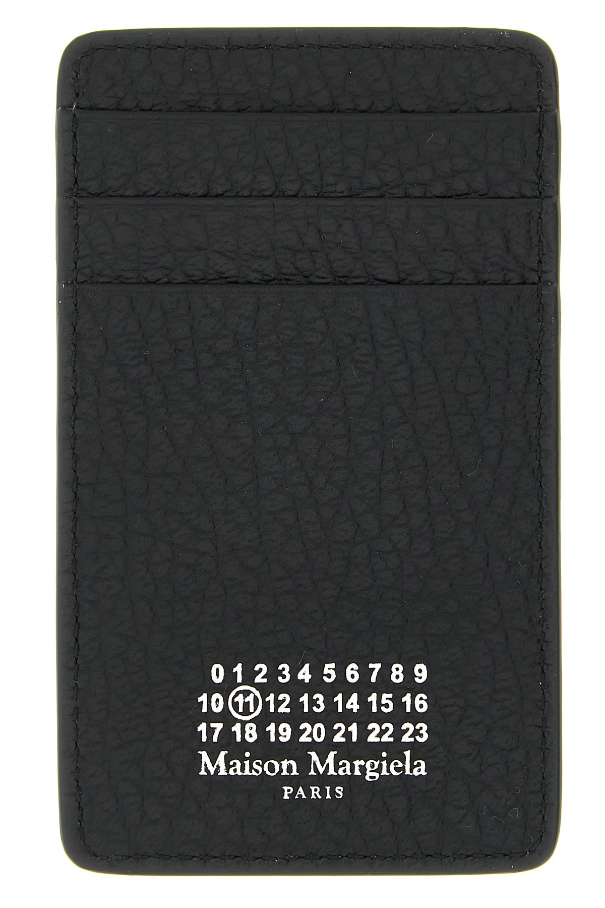Maison Margiela Vertical Card Holder In Black