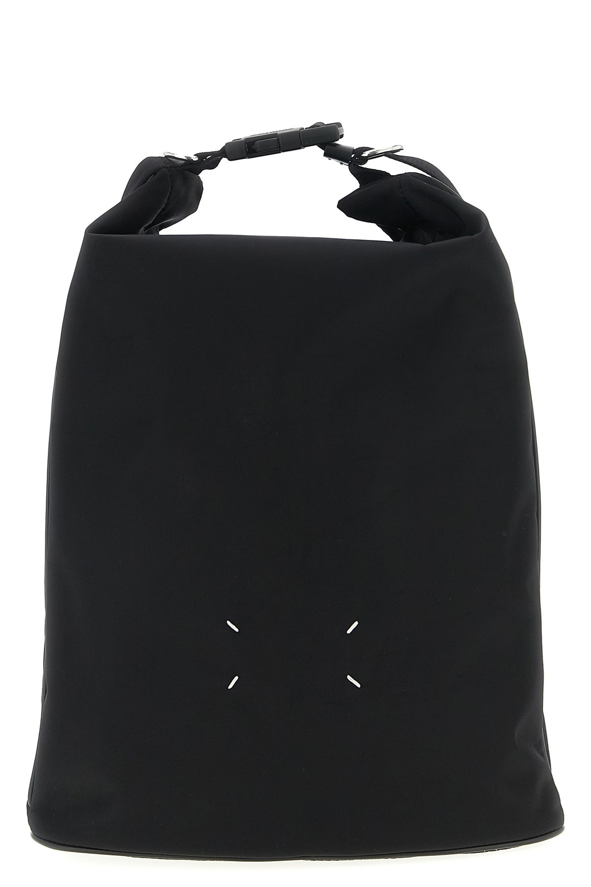 Maison Margiela Versatile Roll-top Backpack Adjustable Strap In Pattern
