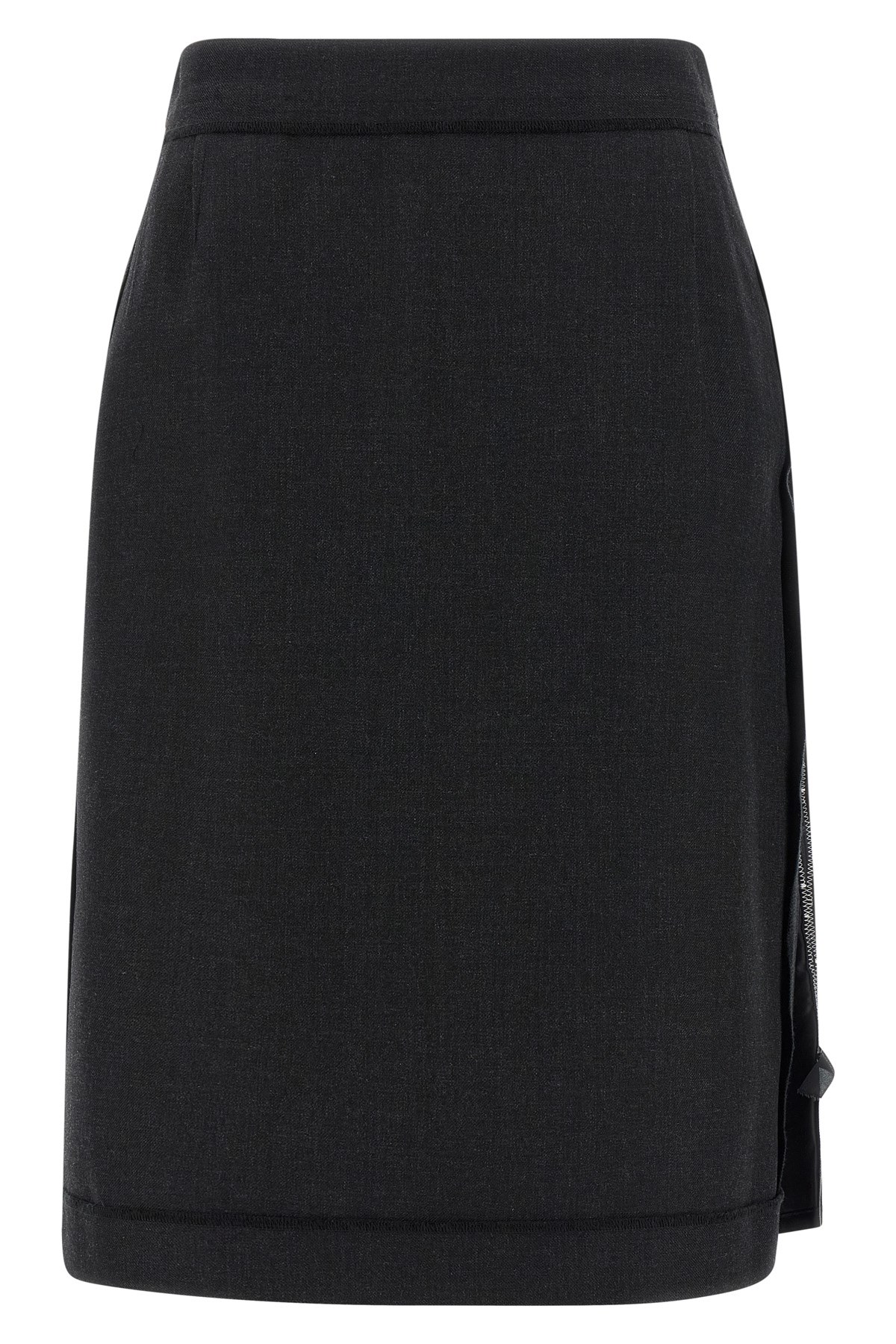 Maison Margiela Inside-up Skirt Skirts Multicolor In Black
