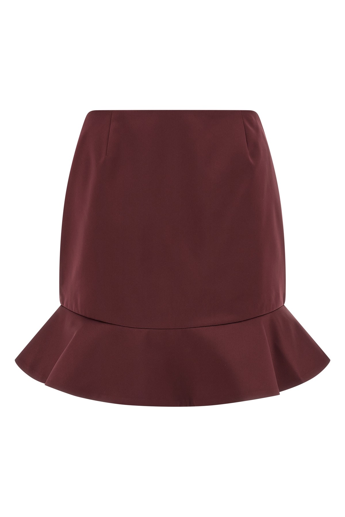 Rotate Birger Christensen Flounced Skirt In Red
