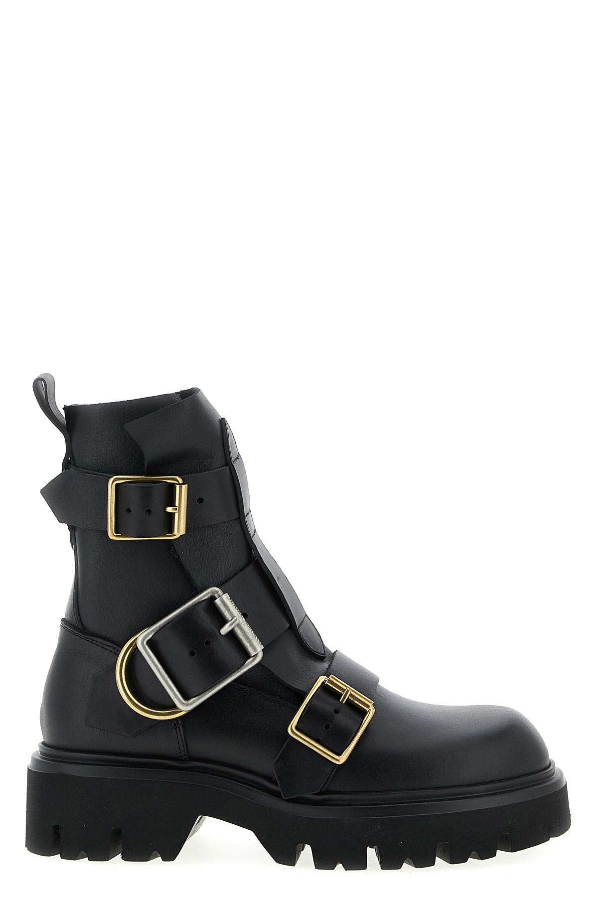 Vivienne Westwood Ankle Boots With Chunky Sole And Pull Tab In Black
