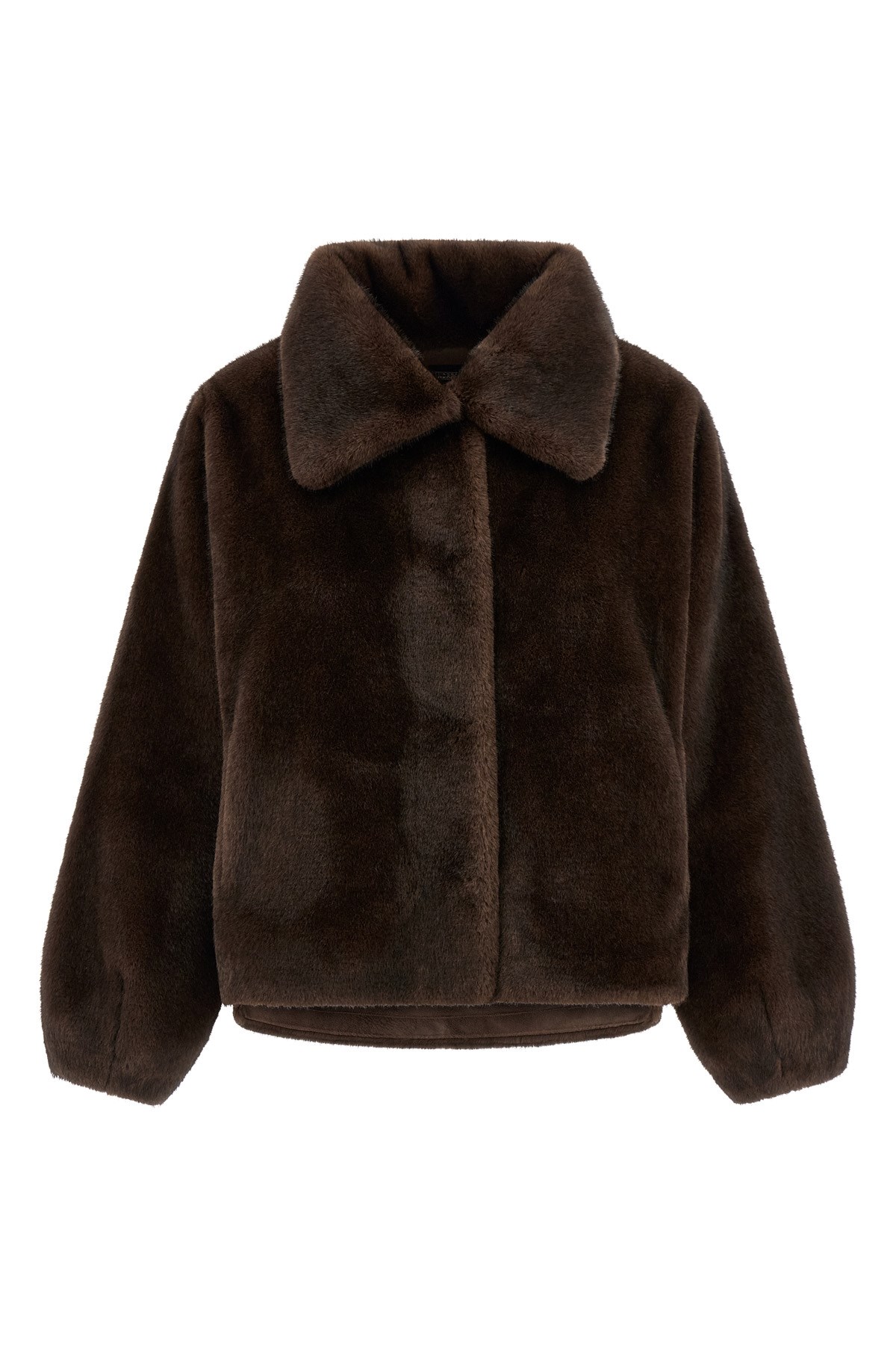 Lou Andrea Mink Faux Fur In Brown
