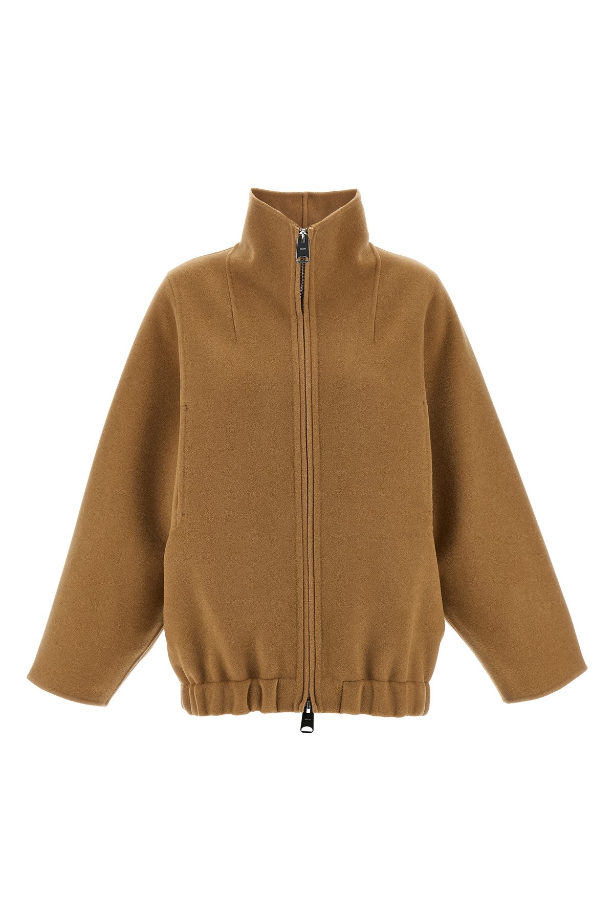 Khaite 'garrett' Bomber Jacket In Brown