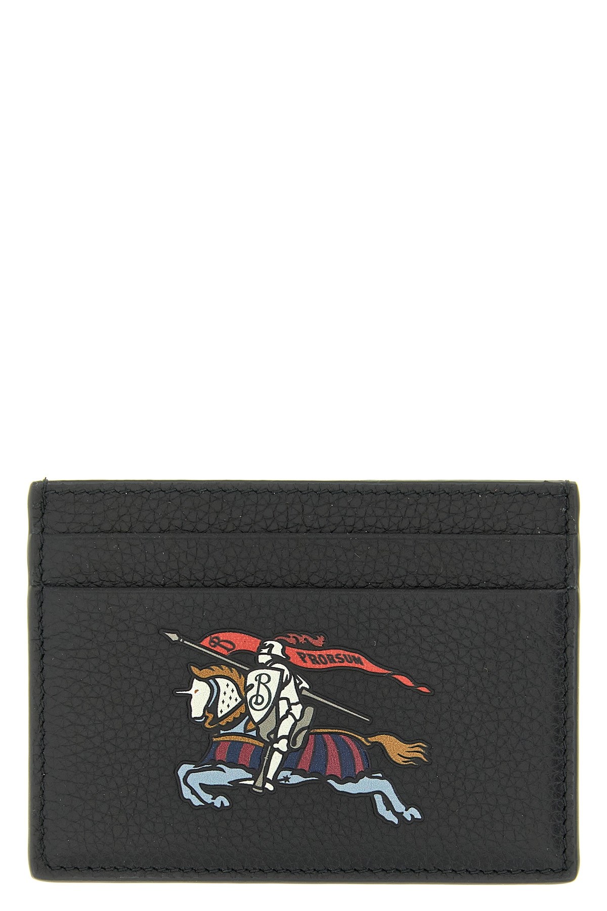 Burberry Leather Cards Holder In Black