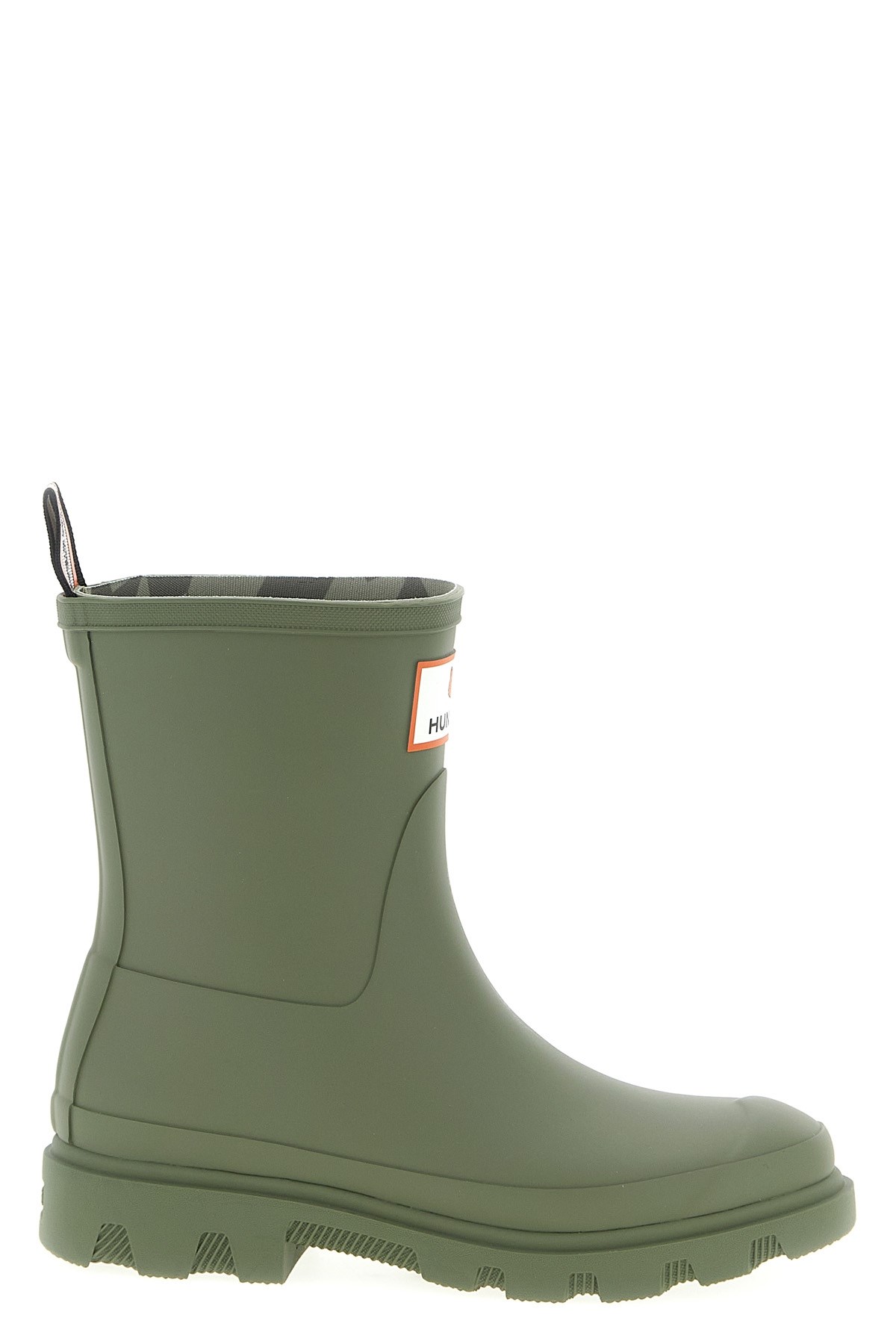 Maison Kitsuné X Hunter Downpour Short Rain Boots In Green