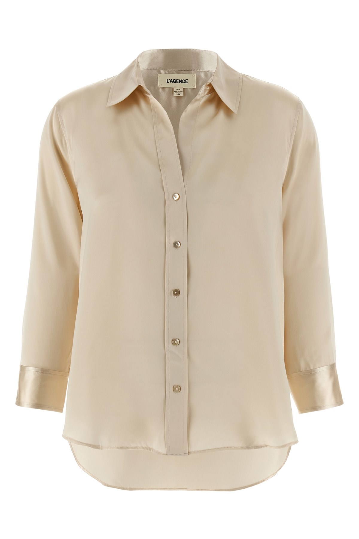 L'agence Dani Shirt In Neutral