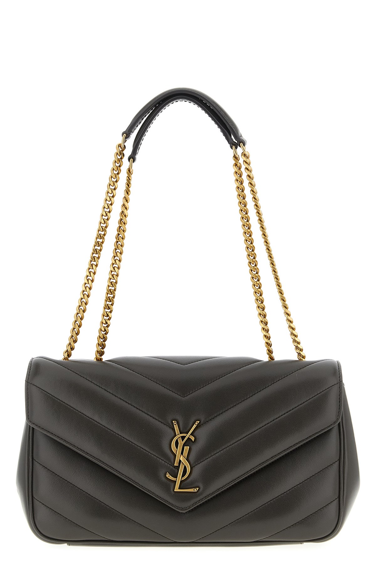 Saint Laurent Loulou Shoulder Bags Brown In Brown