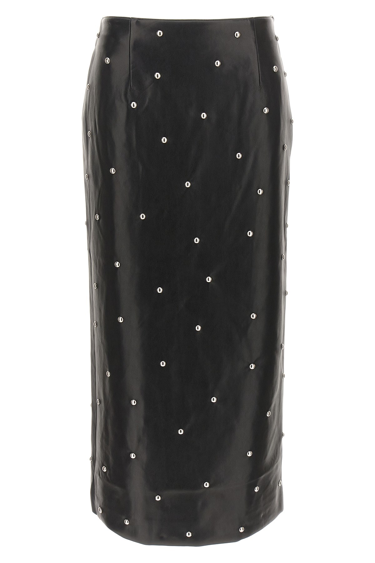 Rotate Birger Christensen Studded Midi Pencil Skirt In Black
