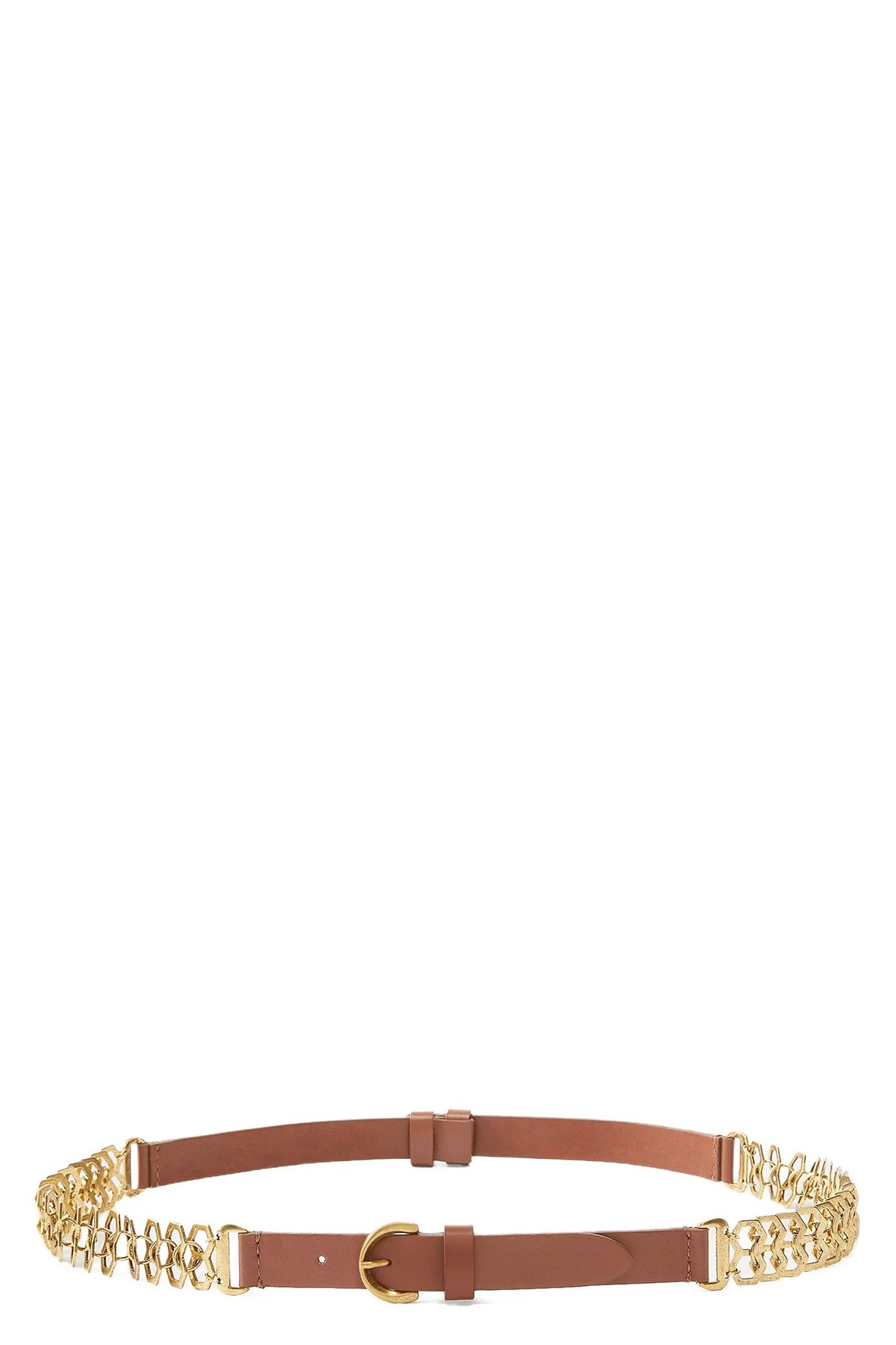 Pinko Chain Insert Belt Belts Brown In Brown