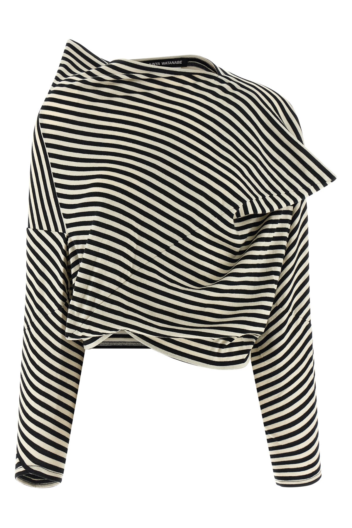 Junya Watanabe Asymmetrical Hem Sweater In Neutral