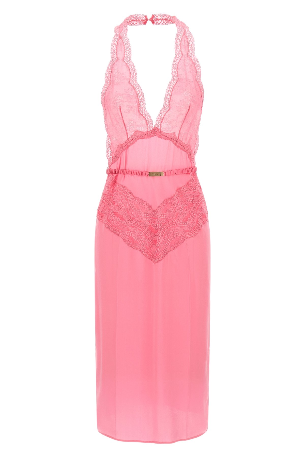 Satin And Lace Dress - Size M