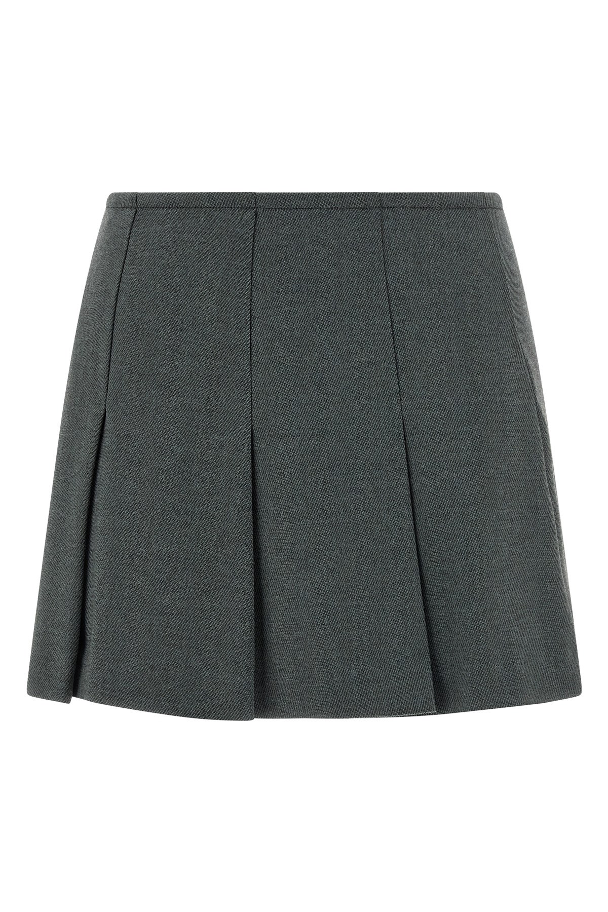 Pinko Pleated Design Skirt Named Christina In Gray