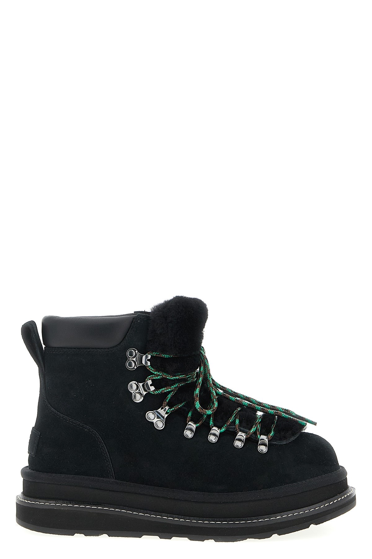 Ugg X Sacai Capsule 'hiker' Ankle Boots In Animal Print