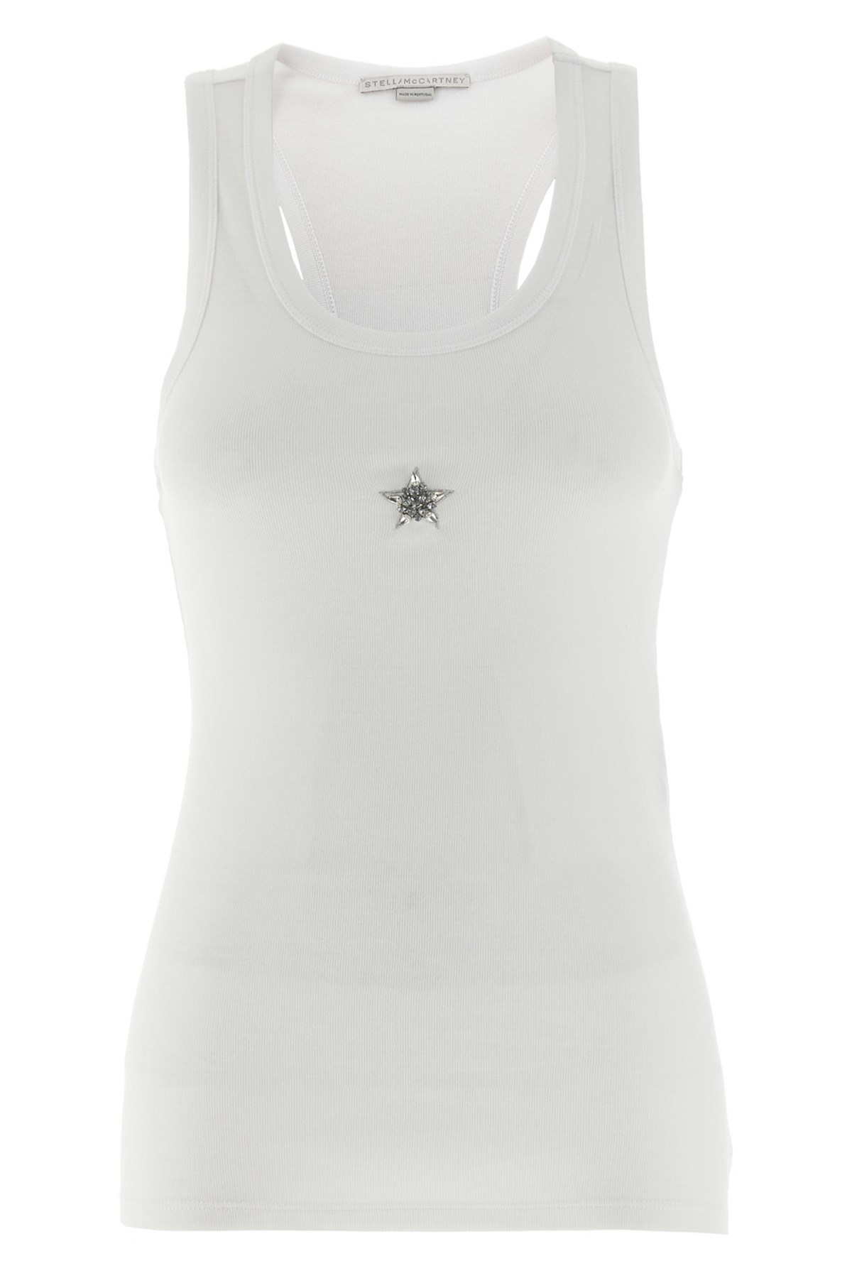Stella Mccartney 'crystal Mini Star' Top In White