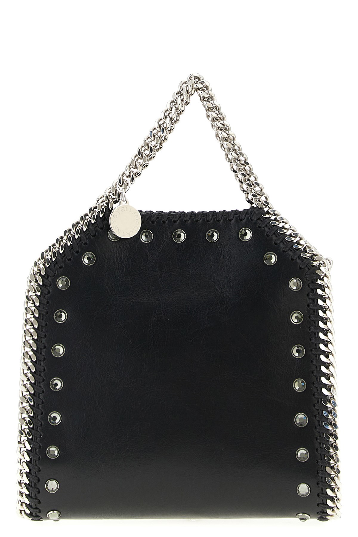 Stella Mccartney 'falabella Tiny' Crossbody Bag In Black