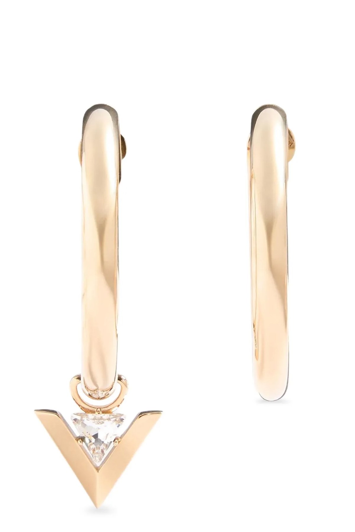 Valentino Garavani 'Je Les V' Hoop Earrings - Size U