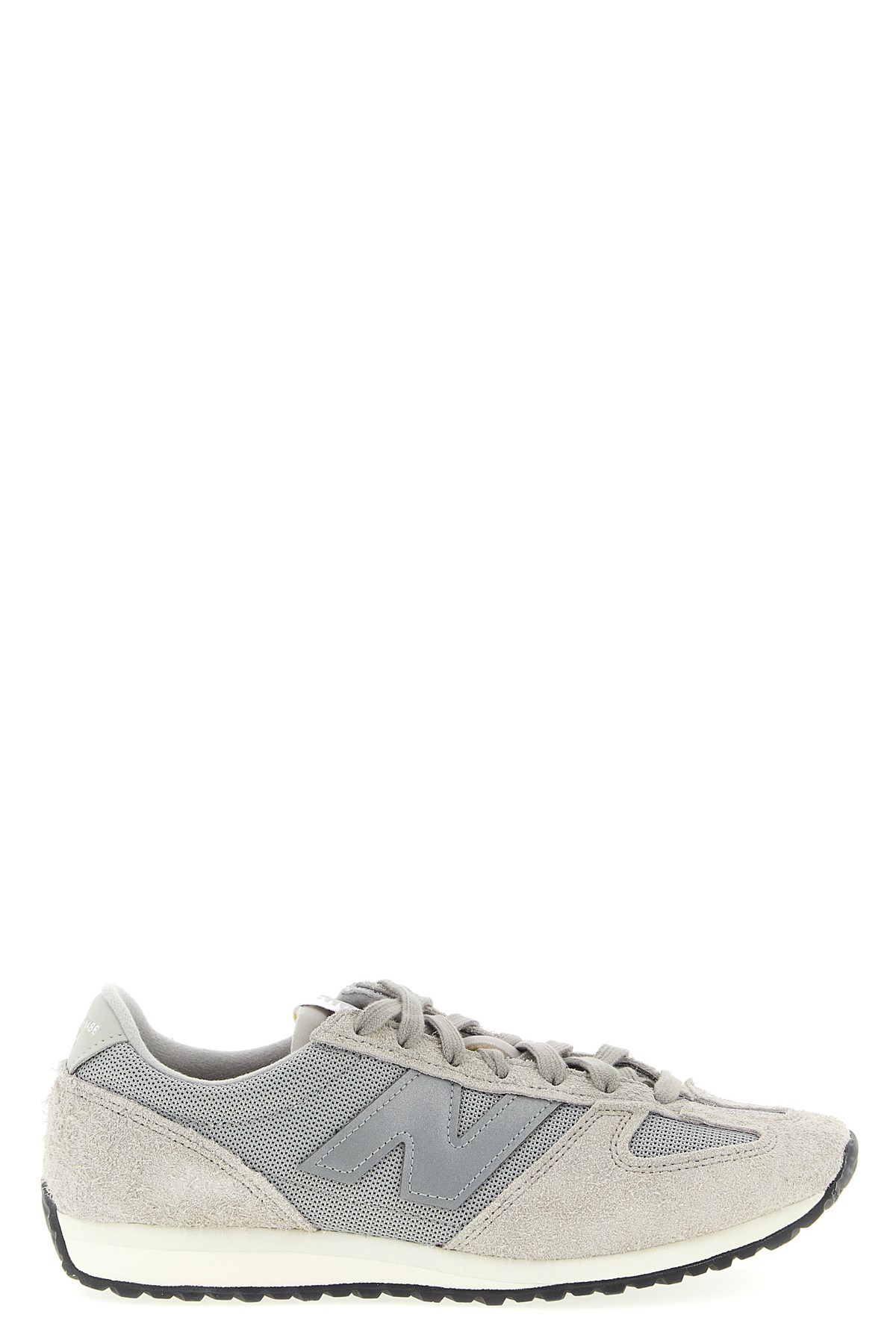 Junya Watanabe Casual Sneakers With Rubber Sole And Mesh Panels In Gray