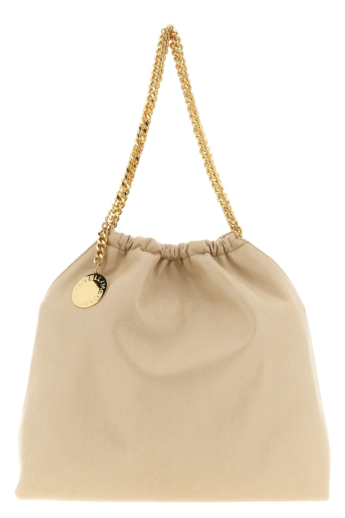 Stella Mccartney 'falabella Drawstring' Shoulder Bag In Sand