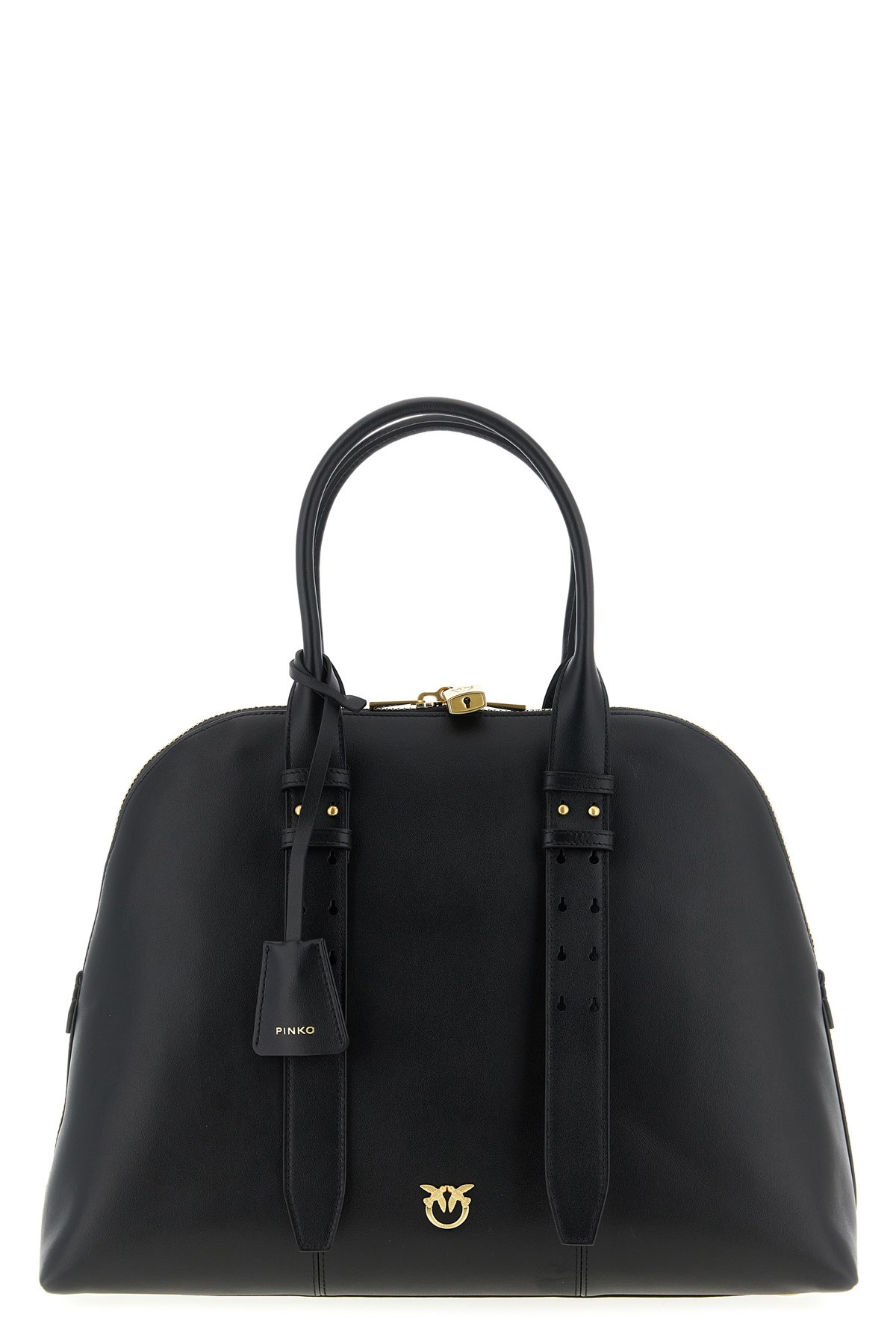 Pinko 'escape' Maxi Handbag In Black