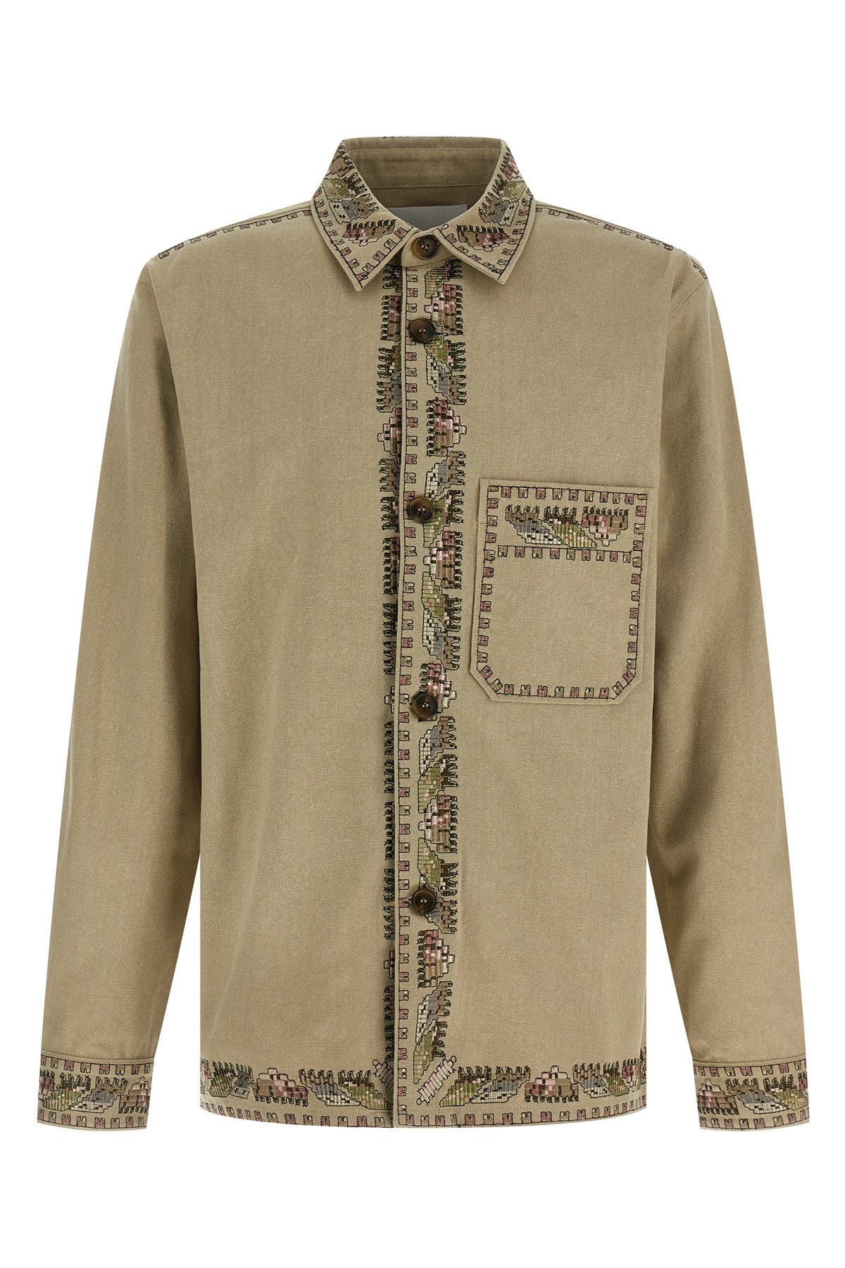 Isabel Marant Rudy Overshirt In Brown