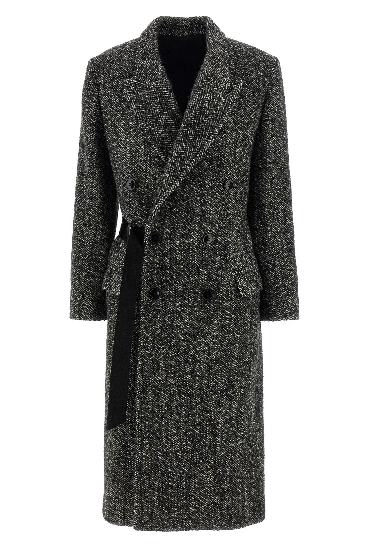 Isabel Marant 'ebyane' Coat In Gray