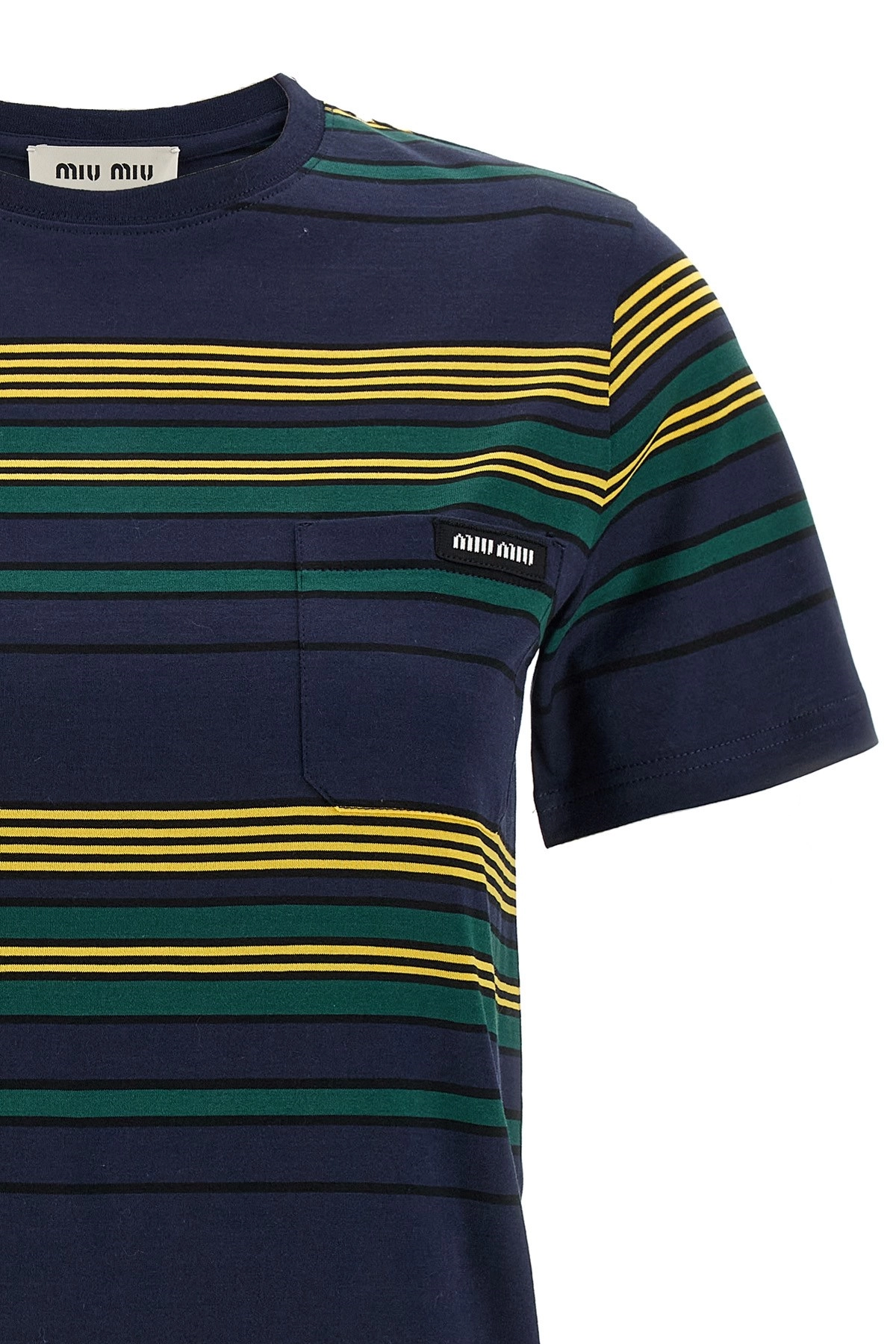 Miu miu Striped t-shirt available on julian-fashion.com