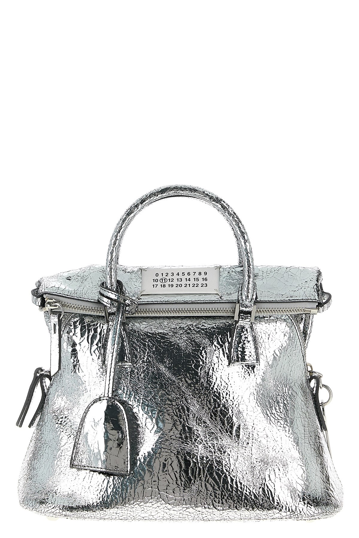 Maison Margiela 5ac Classique Mini Handbag In Silver