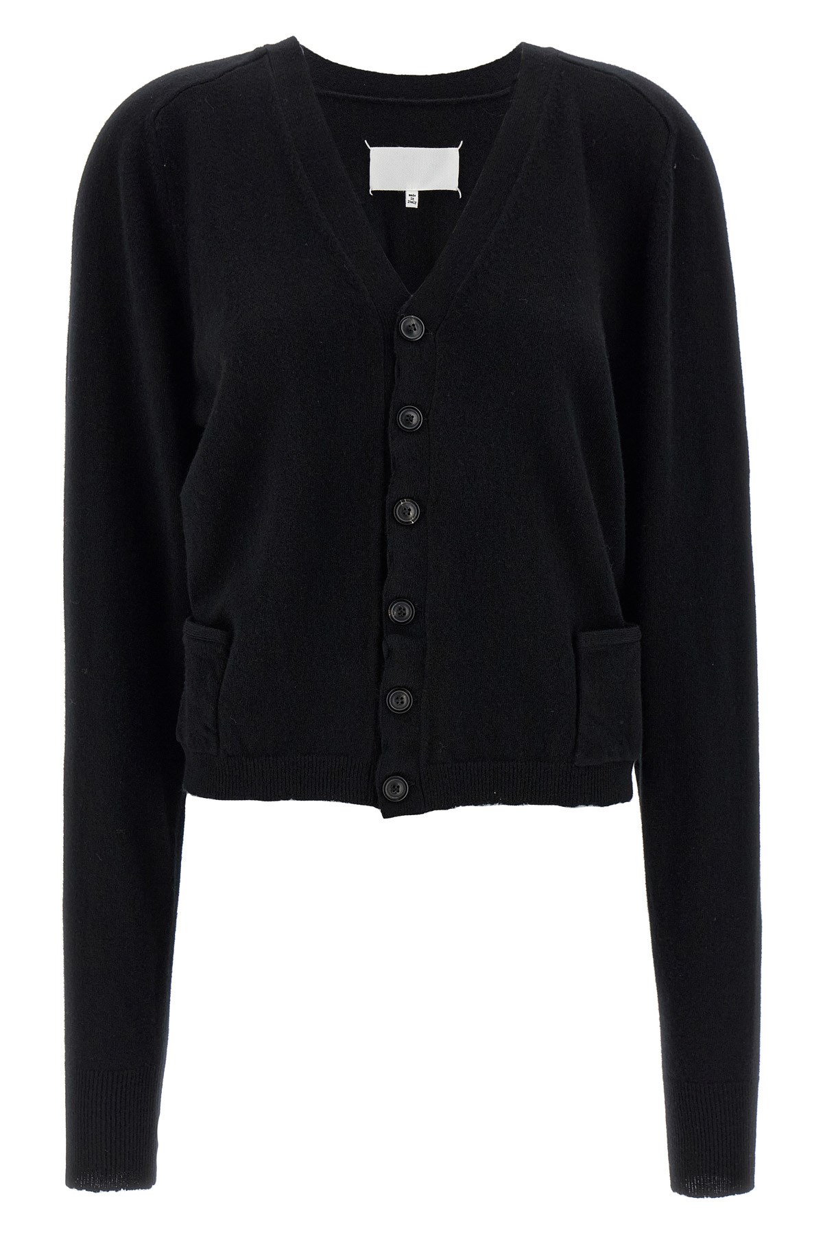 Maison Margiela 'four Stitches' Cardigan In Black