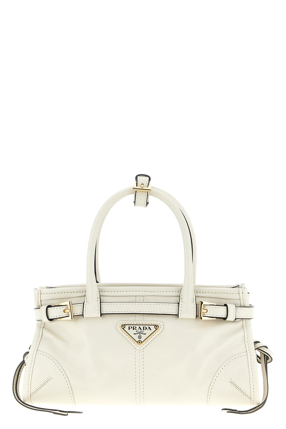 Prada 'bonnie' Mini Handbag In White